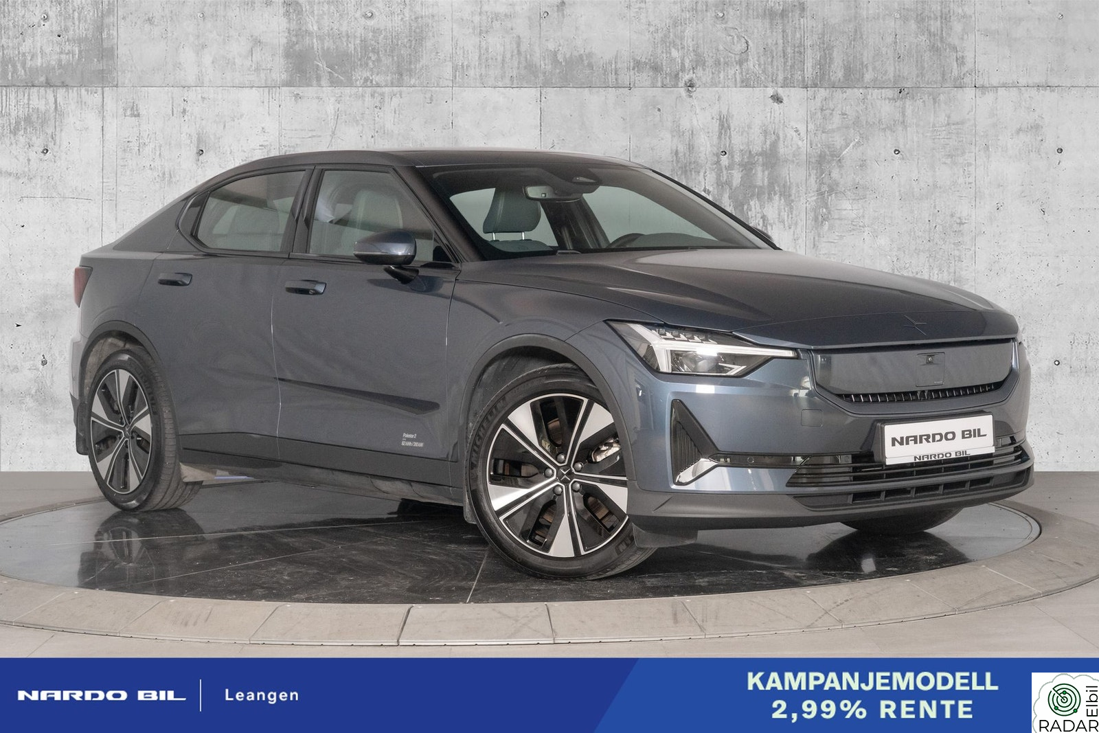 POLESTAR 2 421 hk Plus. 581 WLTP/360/HK/Pan Soltak/Krok