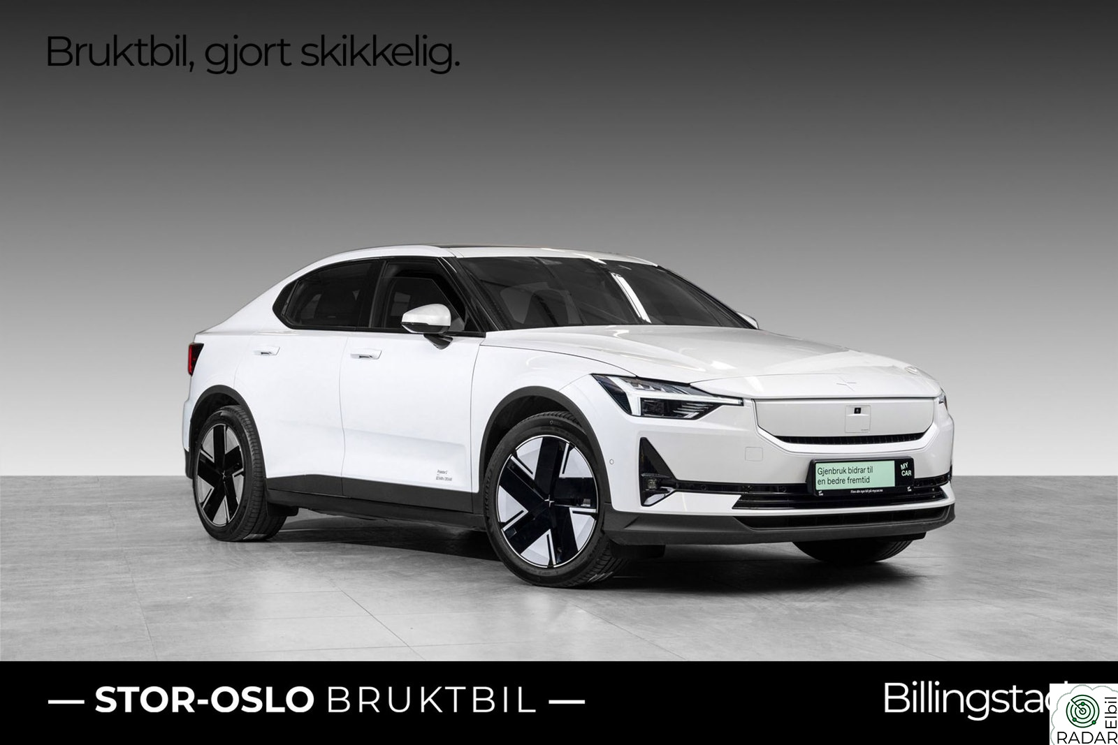 POLESTAR 2 LR Pixel H&K/Pilotpakke/Pluspakke/Klimapakke/Pano/360