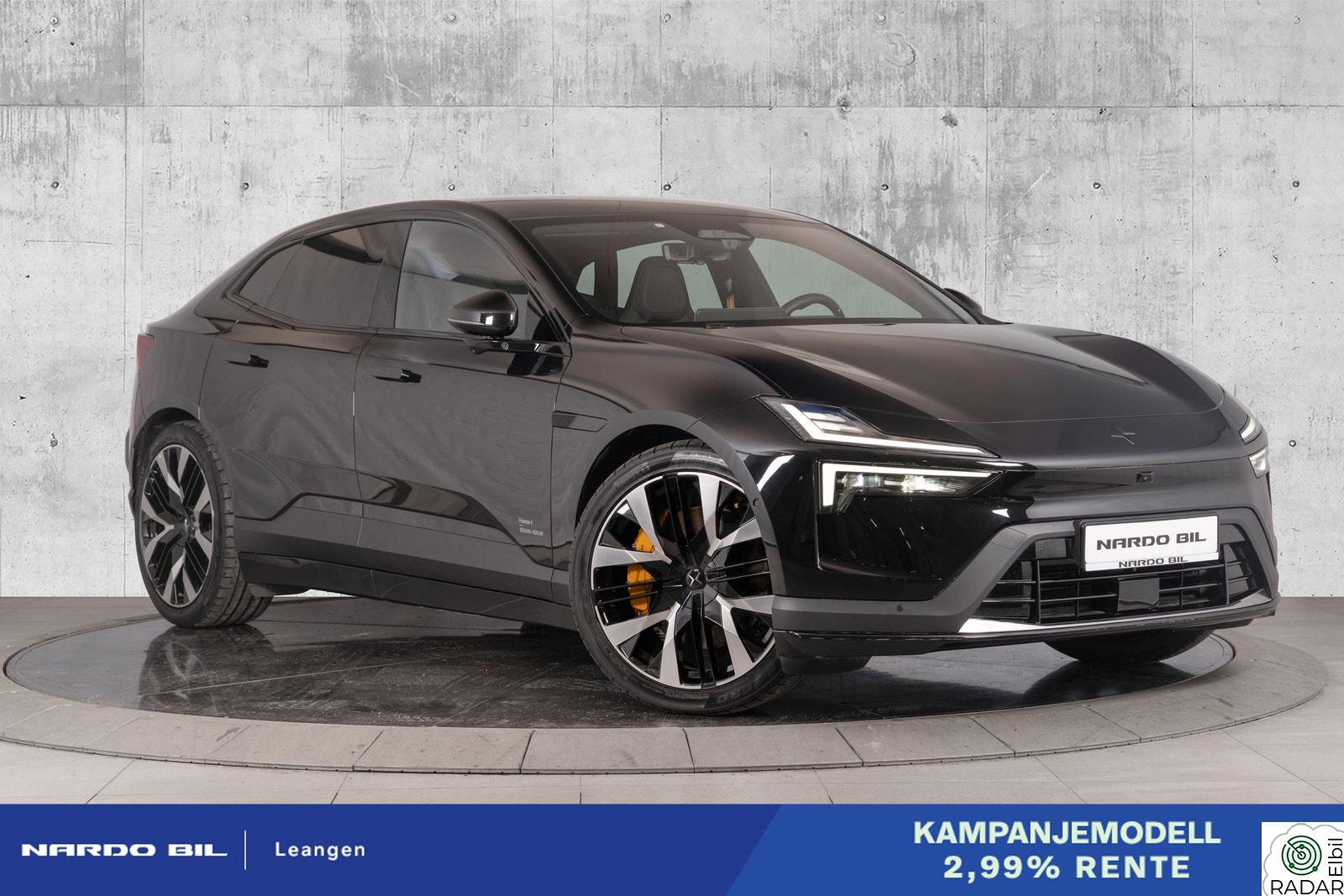 POLESTAR 4 Performance.  2,99%. Rentekampanje på brukt Polestar!