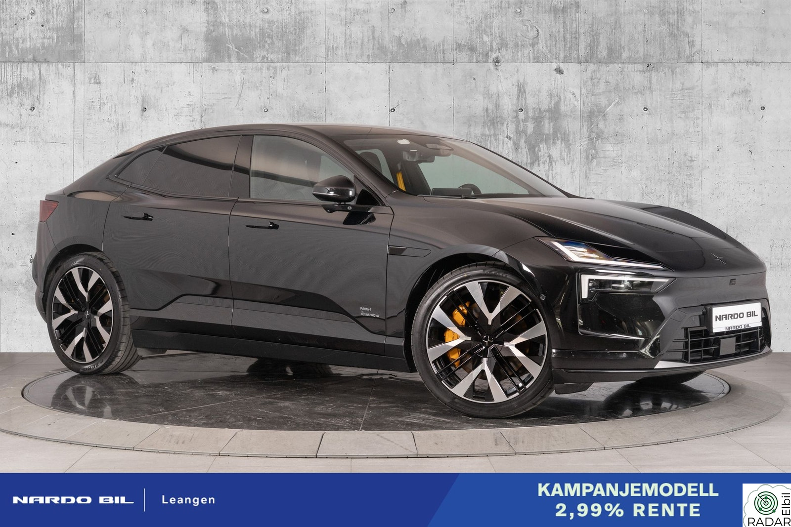 POLESTAR 4 Performance. 2,99%. Rentekampanje på brukt Polestar!