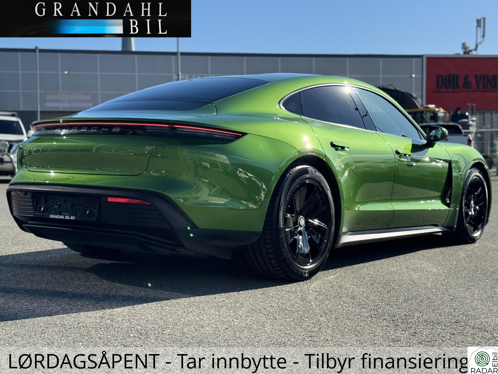 PORSCHE Taycan RWD I BOSE I Skinn I Sp.chrono I Skinn I Luft I Norsk