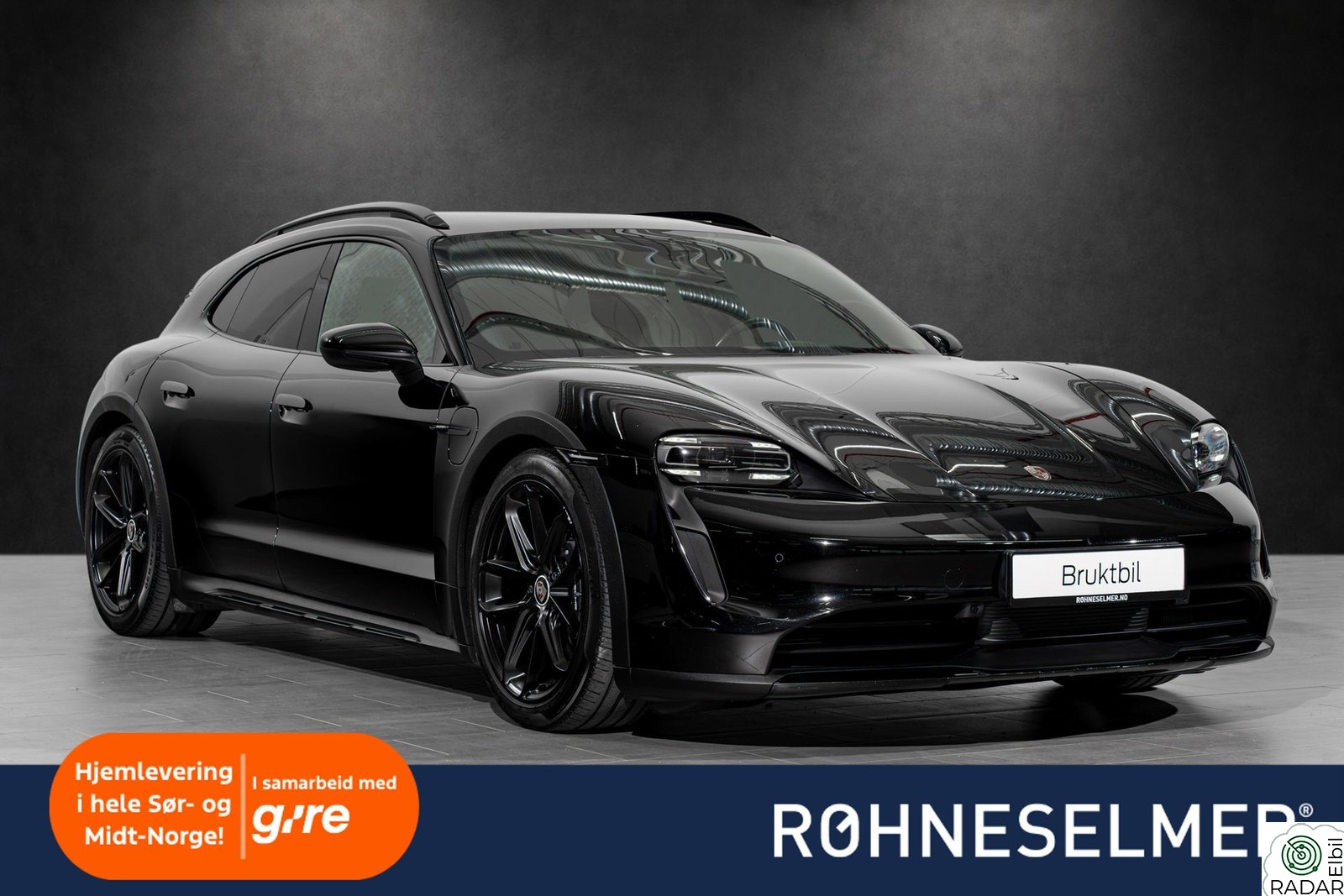 PORSCHE Taycan 4 Cross Turismo 4x4 |Pasm|Pano|Skinn|Bose|Norsk|Kam|Navi+