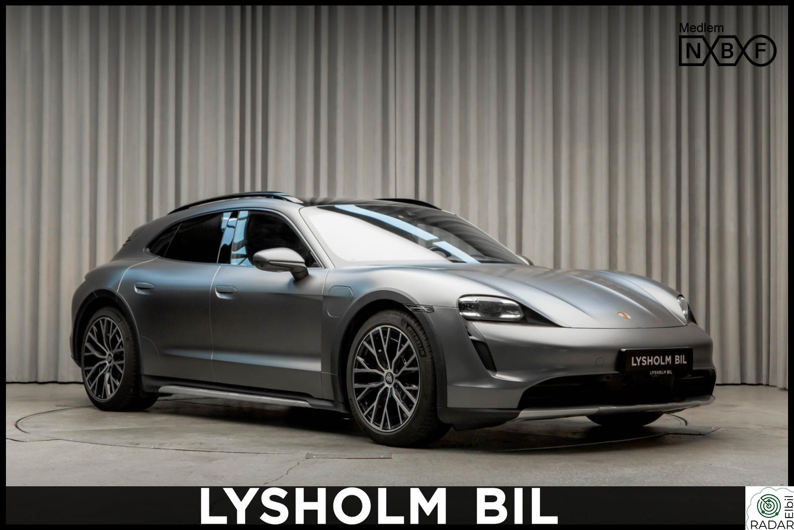 PORSCHE Taycan 4 4/ACC/SportC/Matrix/Bose/HUD/Passasjerskjerm/Pano/18v