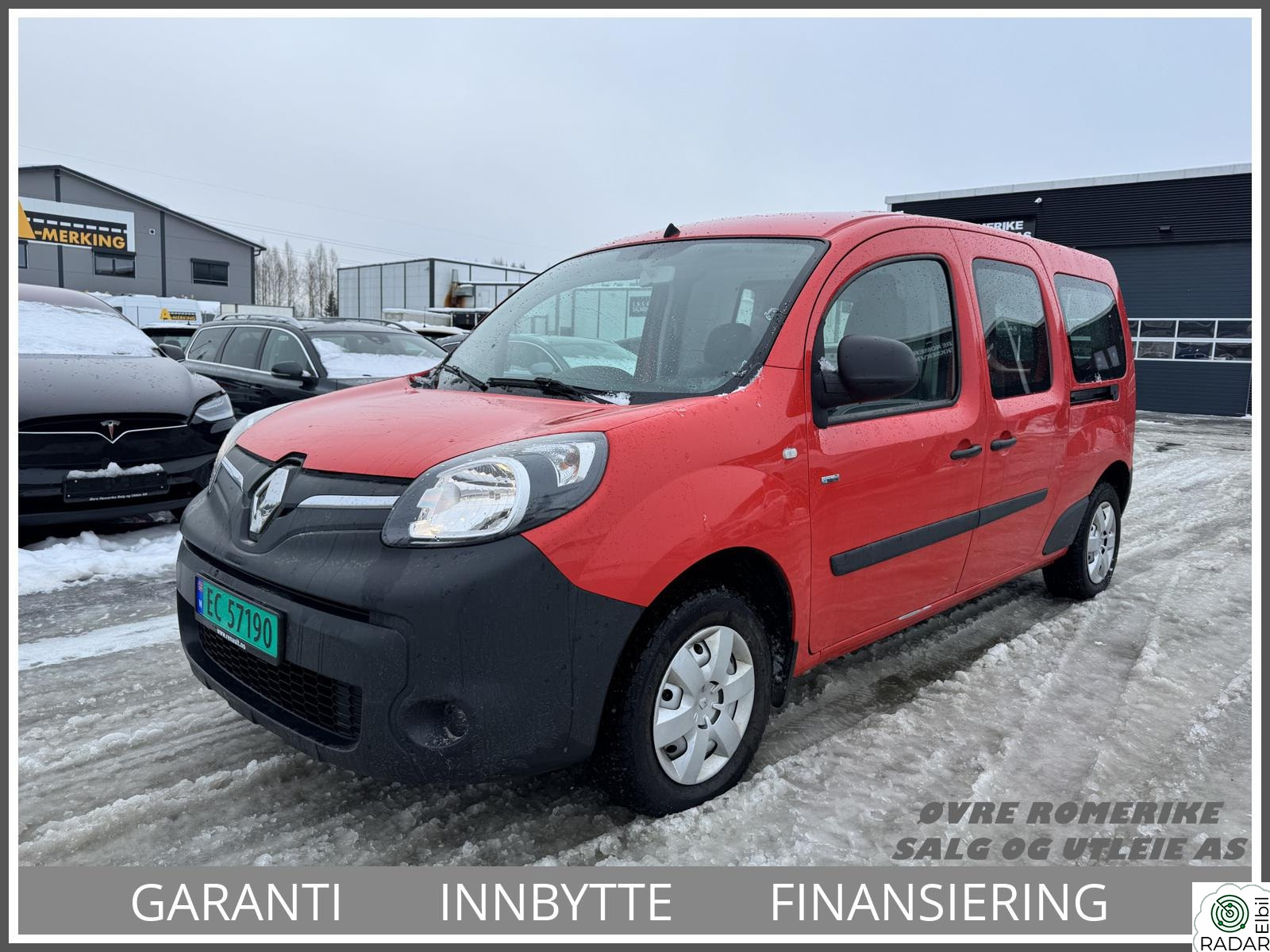 RENAULT KANGOO EXPRESS Z.E. Z.E. Maxi Webasto Navigasjon Automat/Nybil Garanti