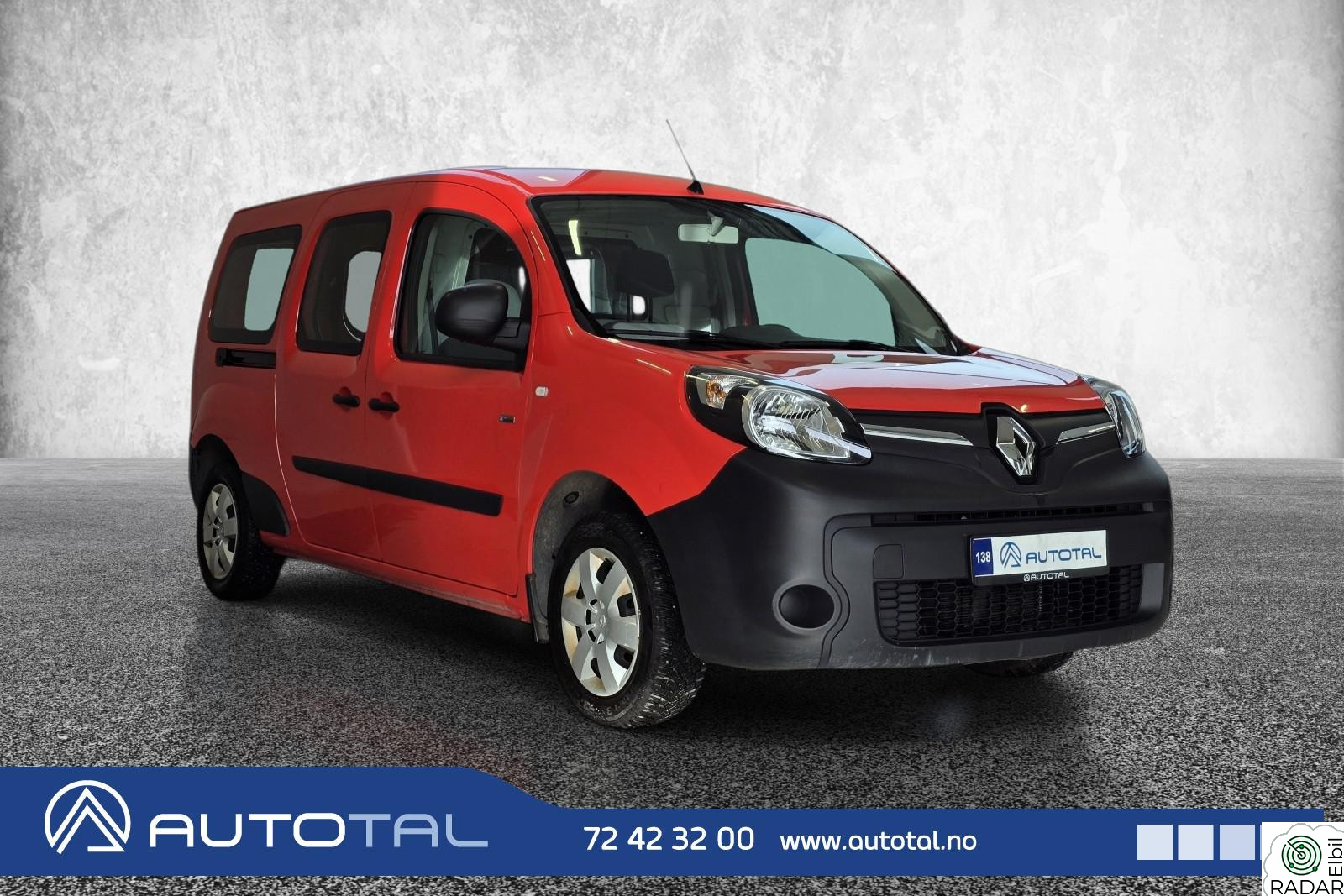 RENAULT KANGOO EXPRESS Z.E. E. Maxi |Nyservet | Pen | Automat |NYBILGARANTI