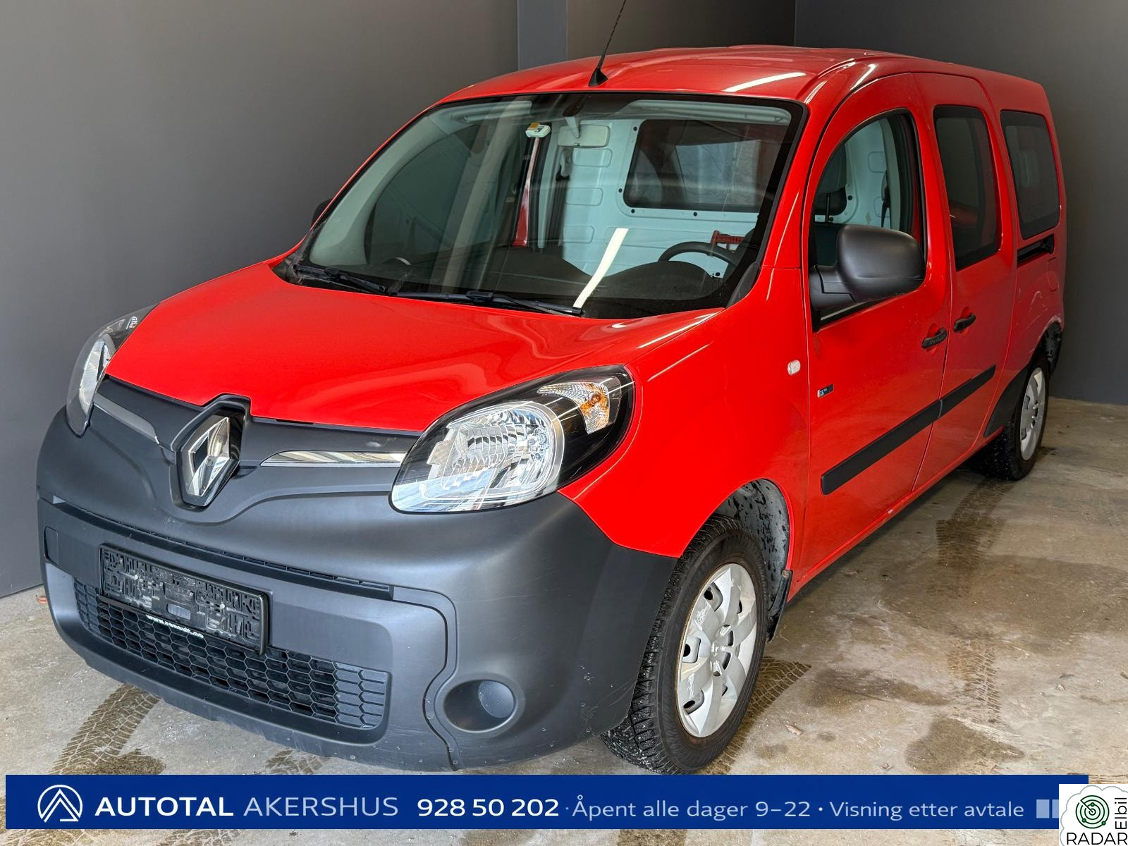 RENAULT KANGOO EXPRESS Z.E. Nybilgaranti til 05/2026, EU til 05/2027
