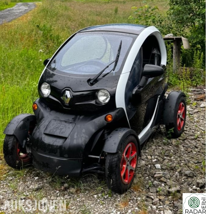 RENAULT TWIZY Elektrisk motorsykkel på 4 hjul, GRATIS BOMPENGER