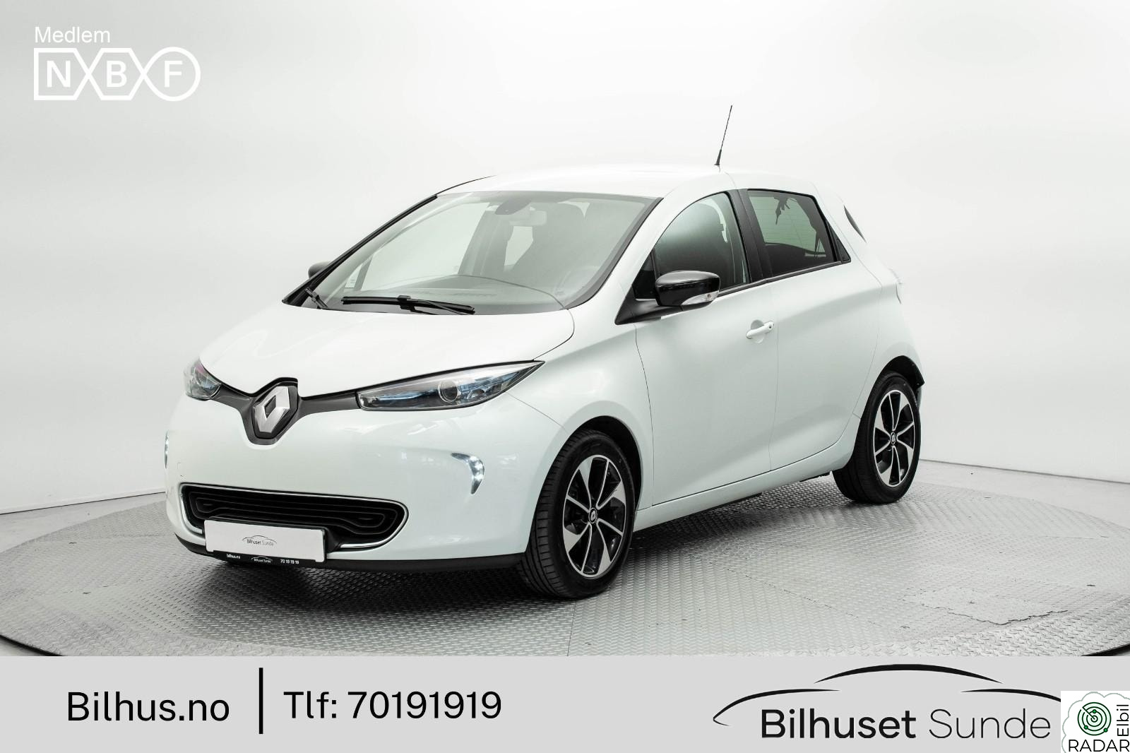 RENAULT ZOE 109hk Aut,Navi,R.Kam,DAB,BT,S+V+++