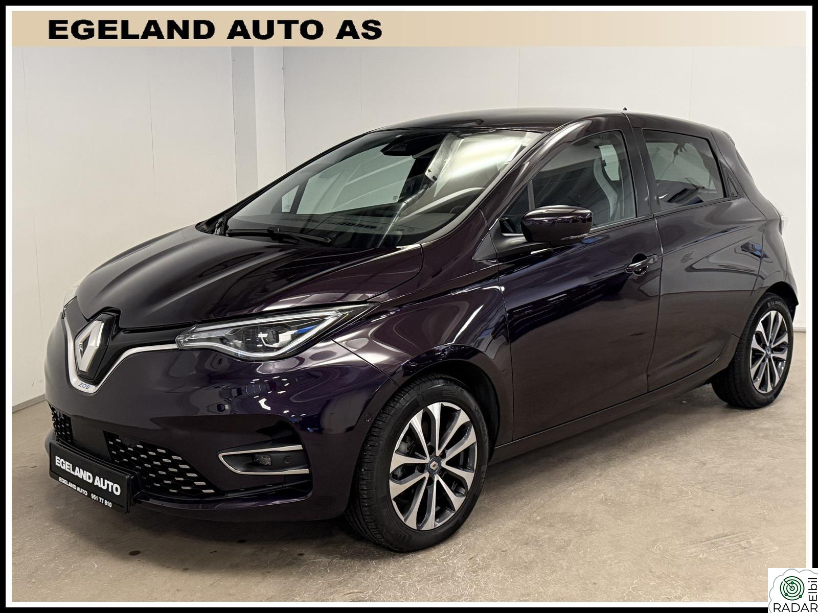 RENAULT ZOE Z.E. 50 386km Intens Ledlys Kamera Apple Carplay ++