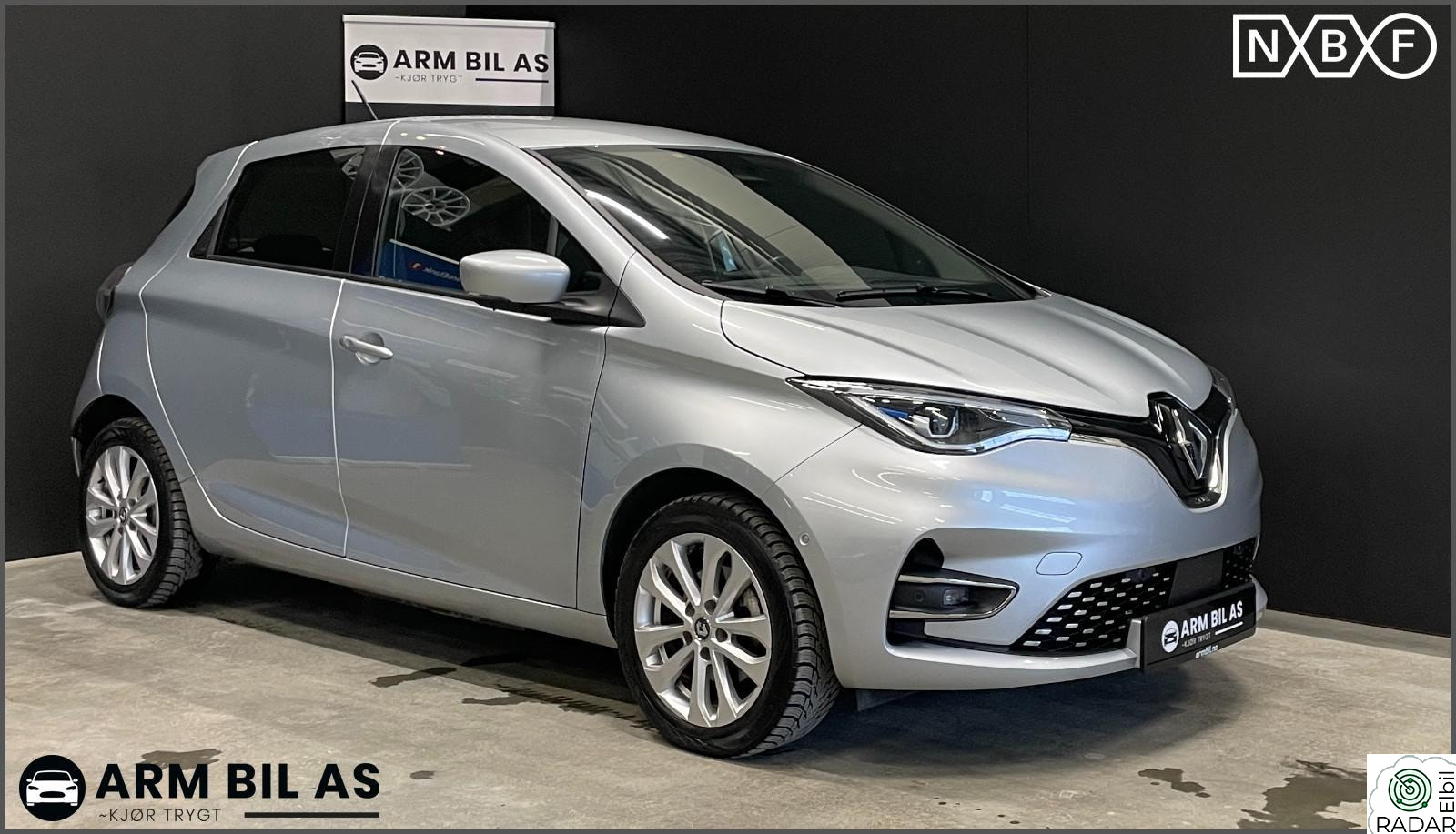RENAULT ZOE Intens, R.kam, Hurtiglading, Rattvarme, Navigasjon ++