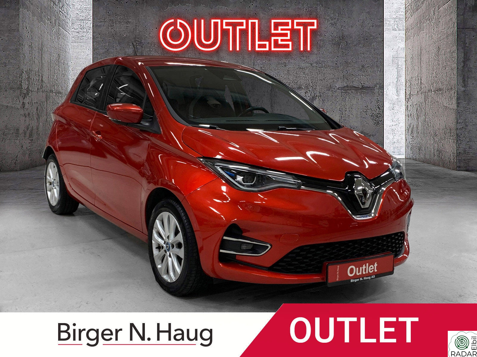 RENAULT ZOE 382km WLTP OUTLET/CCS-HURTIGLADER/SOMMER/VINTER/DAB+++