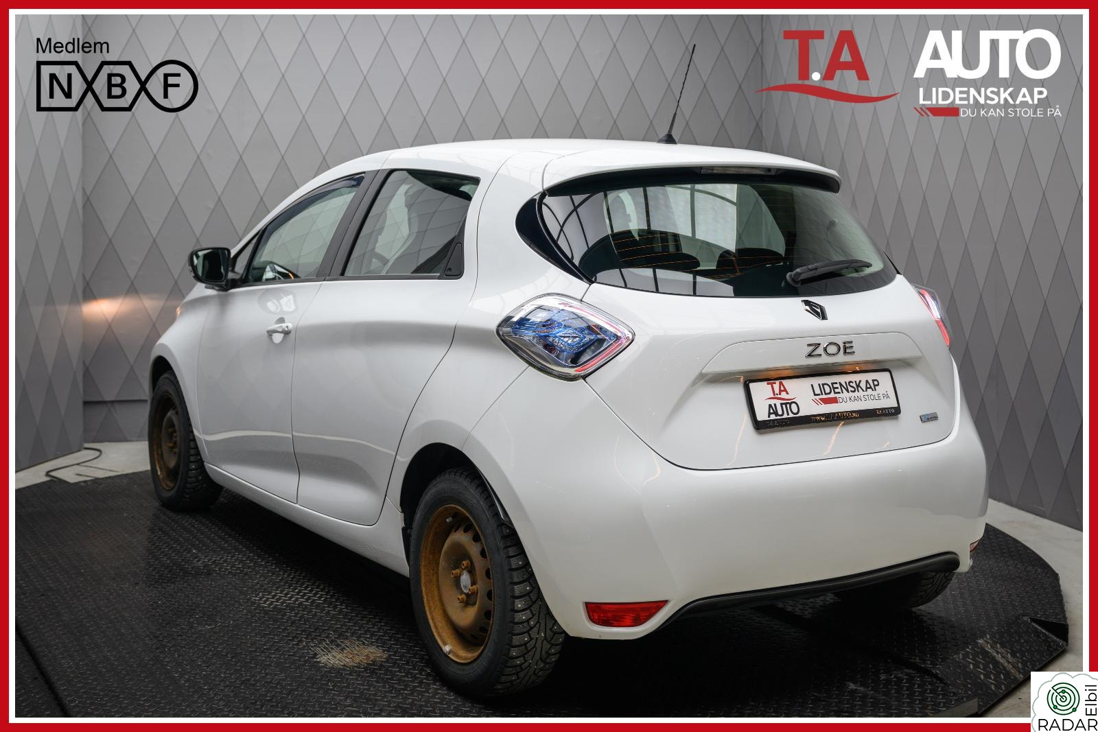 RENAULT ZOE Z.E 40 R110 CRUISE NAVI DAB+ EU-OK 06/27 NORSK +++