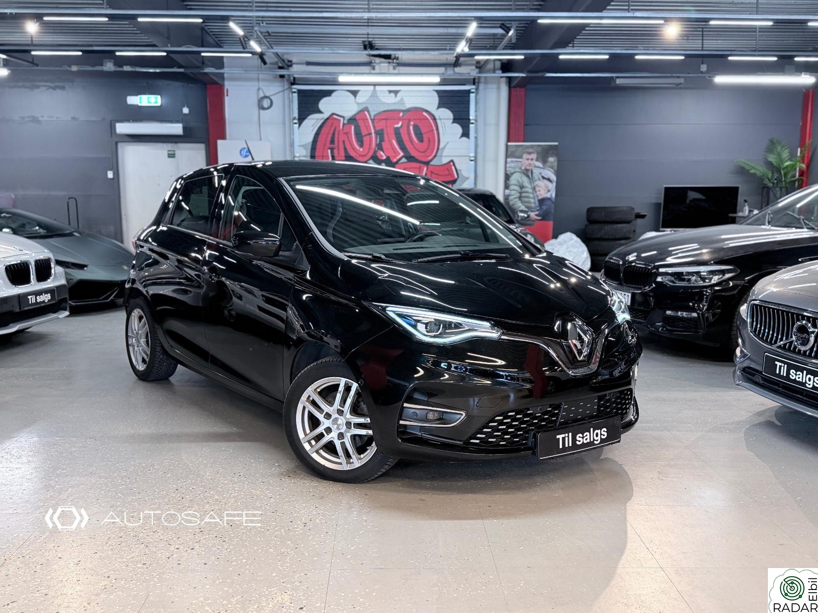 RENAULT ZOE 380 KM REKKEVIDDE WLTP - LED LYS - KAMERA - GARANTI