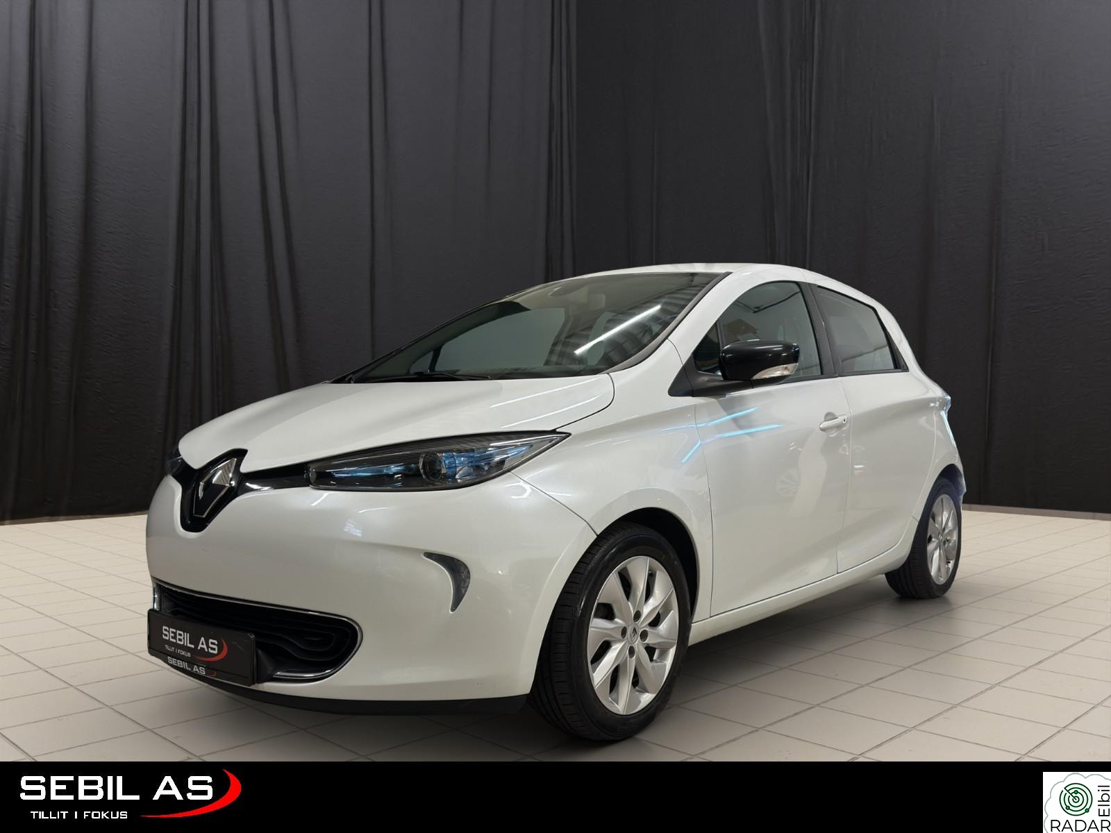 RENAULT ZOE 23KW NAVI/DAB/CRUISE/R.SENSOR/NØKKELFRI/ECO/EU 02.2028