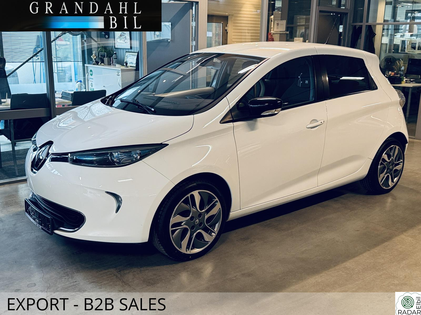 RENAULT ZOE Elektrisk - Ryggekamera - Navi - EXPORT / B2B SALES