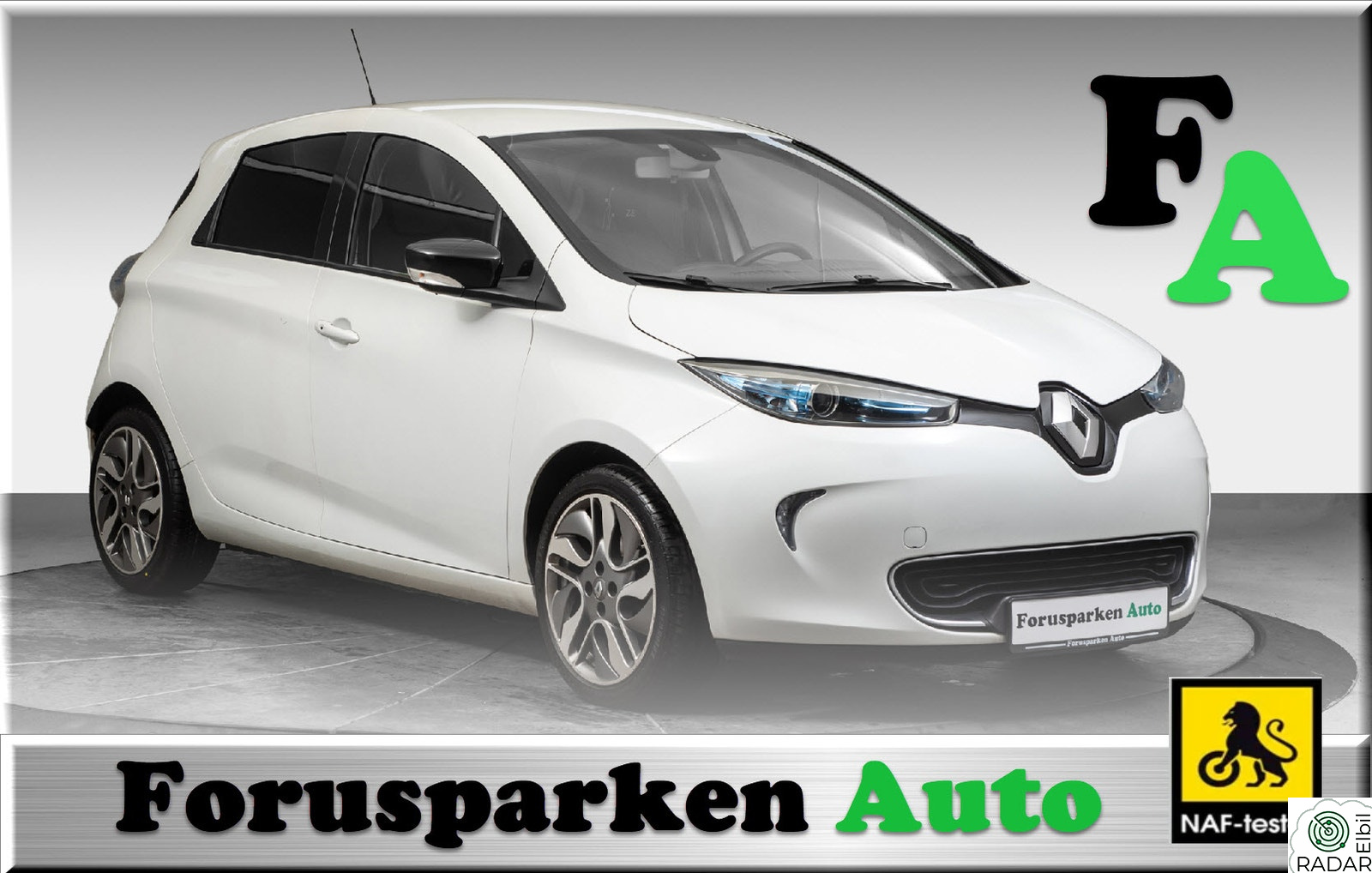 RENAULT ZOE . Kun EN eier / batteri testet / EU til 2027,