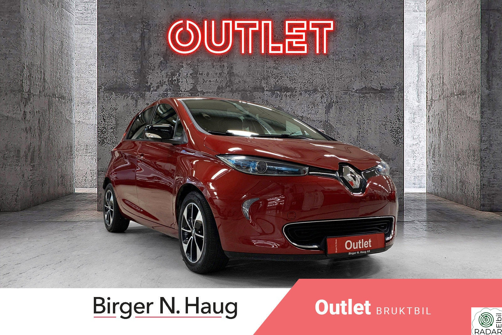 RENAULT ZOE Z.E. 40 Intens /OUTLET/KOMPLETT SERVICE/NORSK/KEYLESS/