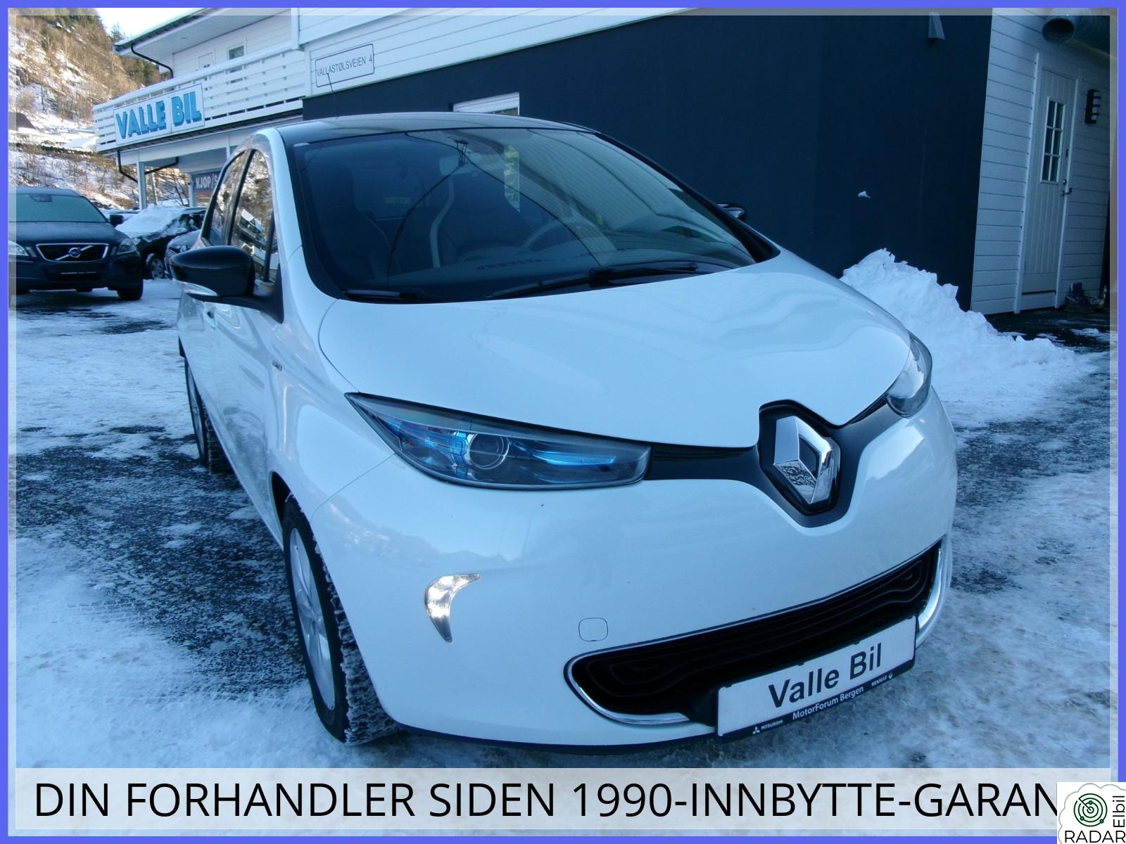 RENAULT ZOE Z40 BOSE SKINN NAVI RYGGEKAMERA+++ EKSTRA LADER 300 KM