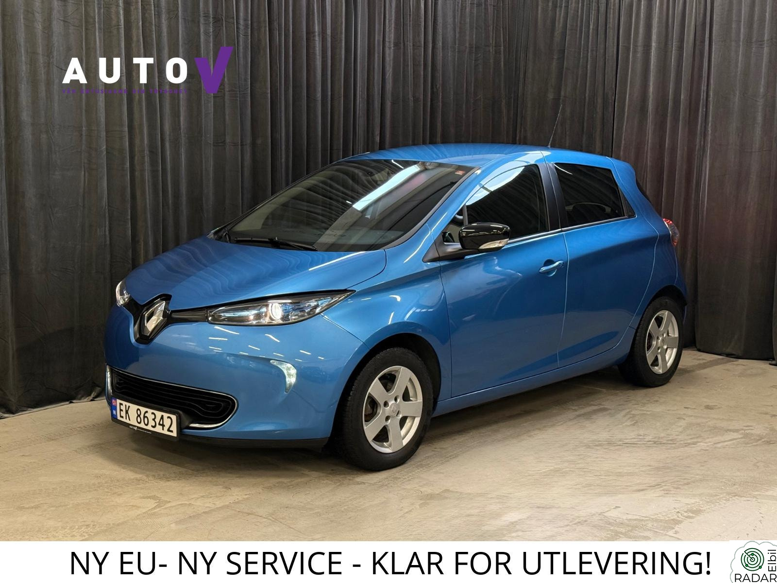 RENAULT ZOE Z.E INTENS 92HK R.KAM/DAB+/Cruise/NAVI/1EIER/NORSK