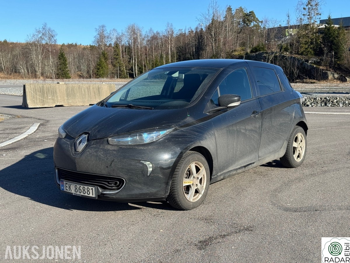 RENAULT ZOE 44 KWH 92 HK NAVI KAMERA CRUISE DAB ISOFIX