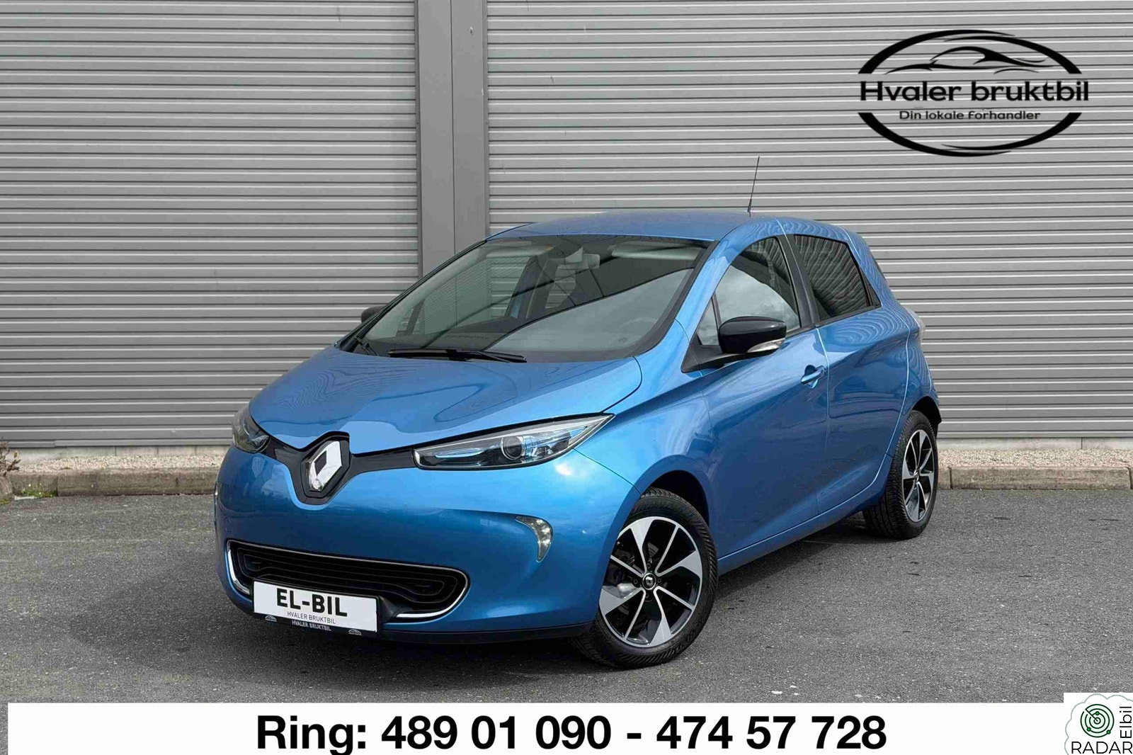 RENAULT ZOE Garanti/ Navi/ Bluetooth/ Ryggekamera/ Isofix