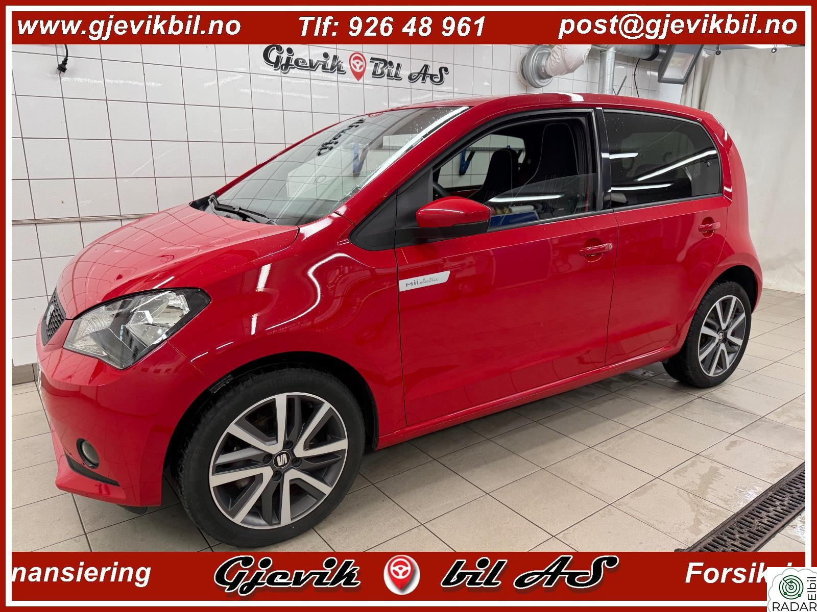 SEAT MII 35 kw batteri. Lang rekkevidde, Launch Edition.