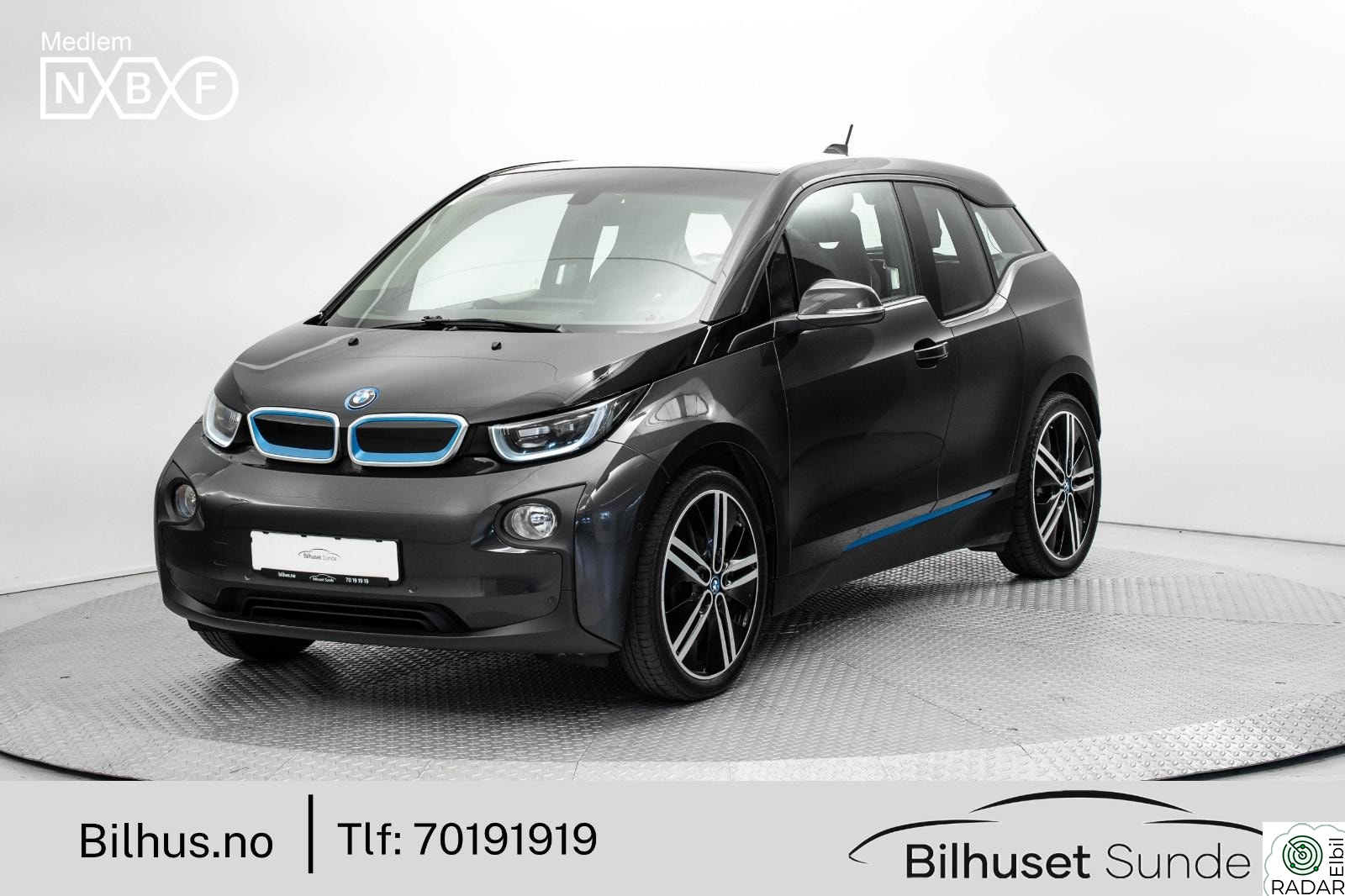BMW i3 60Ah Fully Charged 170hk,H/K,Navi,R.Kam,CC,Skinn+++