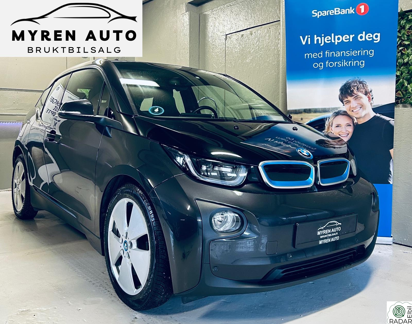 BMW i3 170hk 60Ah/NAVI PRO/P.SENSOR/RYGGEKAMERA/KLIMA/SKINN/