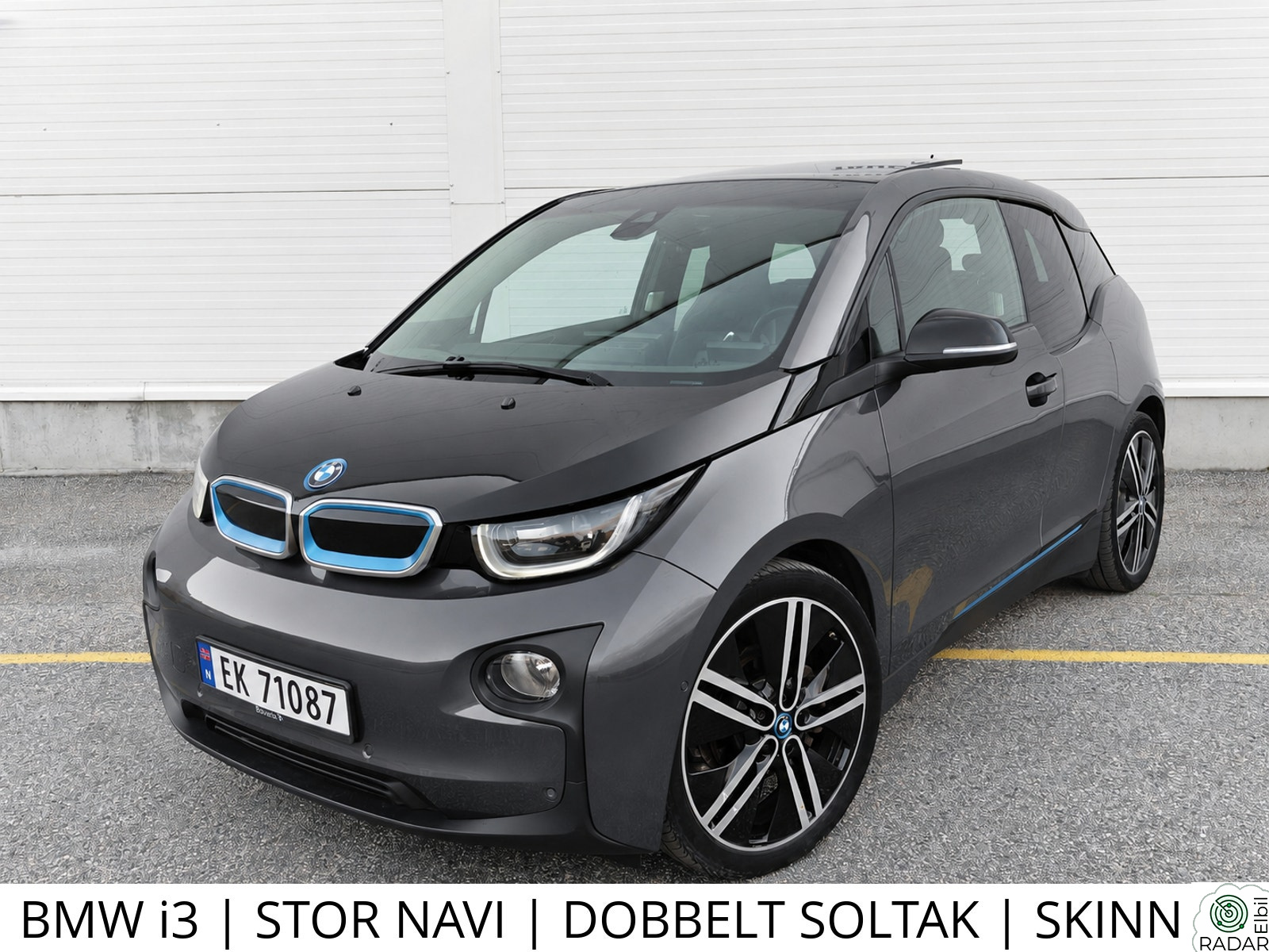BMW I i3 BMW i3/ STOR NAVI/ DOBBELT SOLTAK/ SKINN /