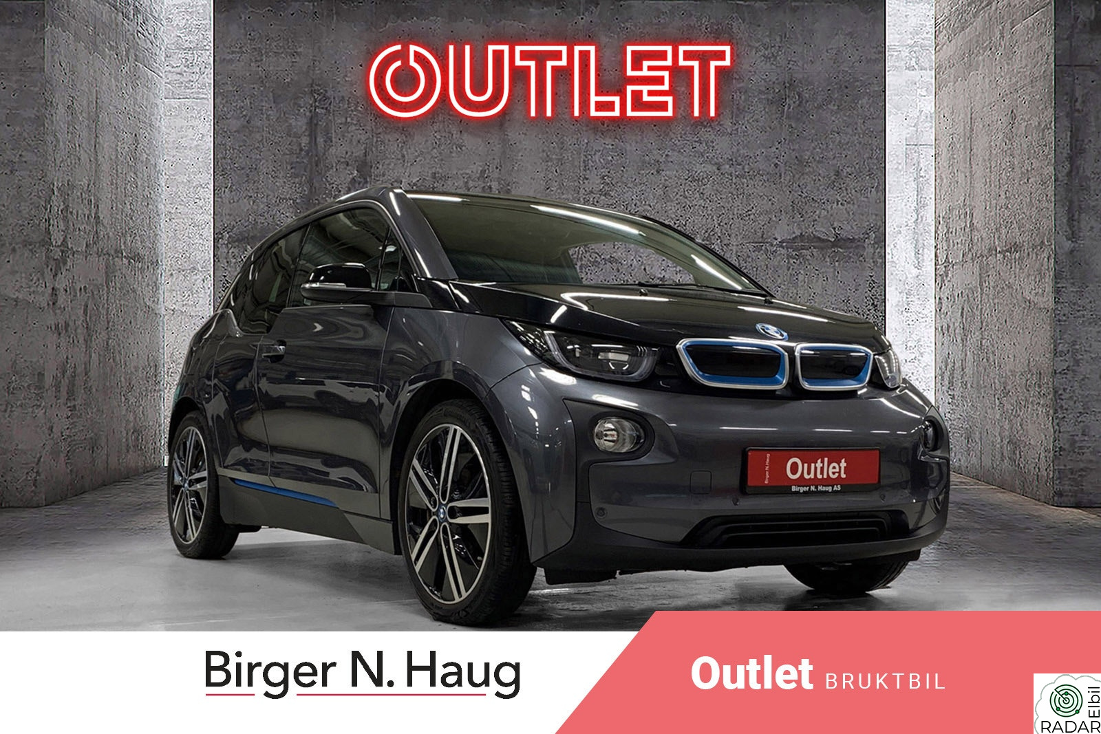 BMW I i3 BMW I3 94Ah PERFEKTE SMÅBILEN/HERMAN KARDON/PANO/SKINN+