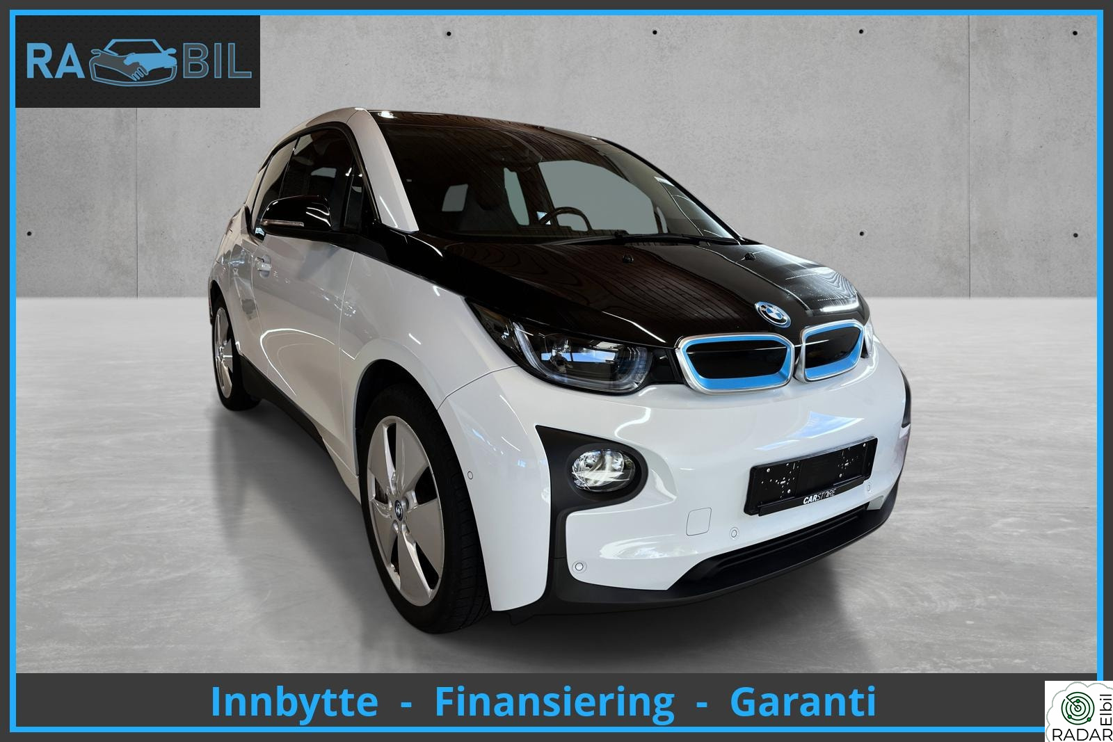 BMW I i3 LAV KM-NYLIG EU-SERVICE-312 KM-KAMERA