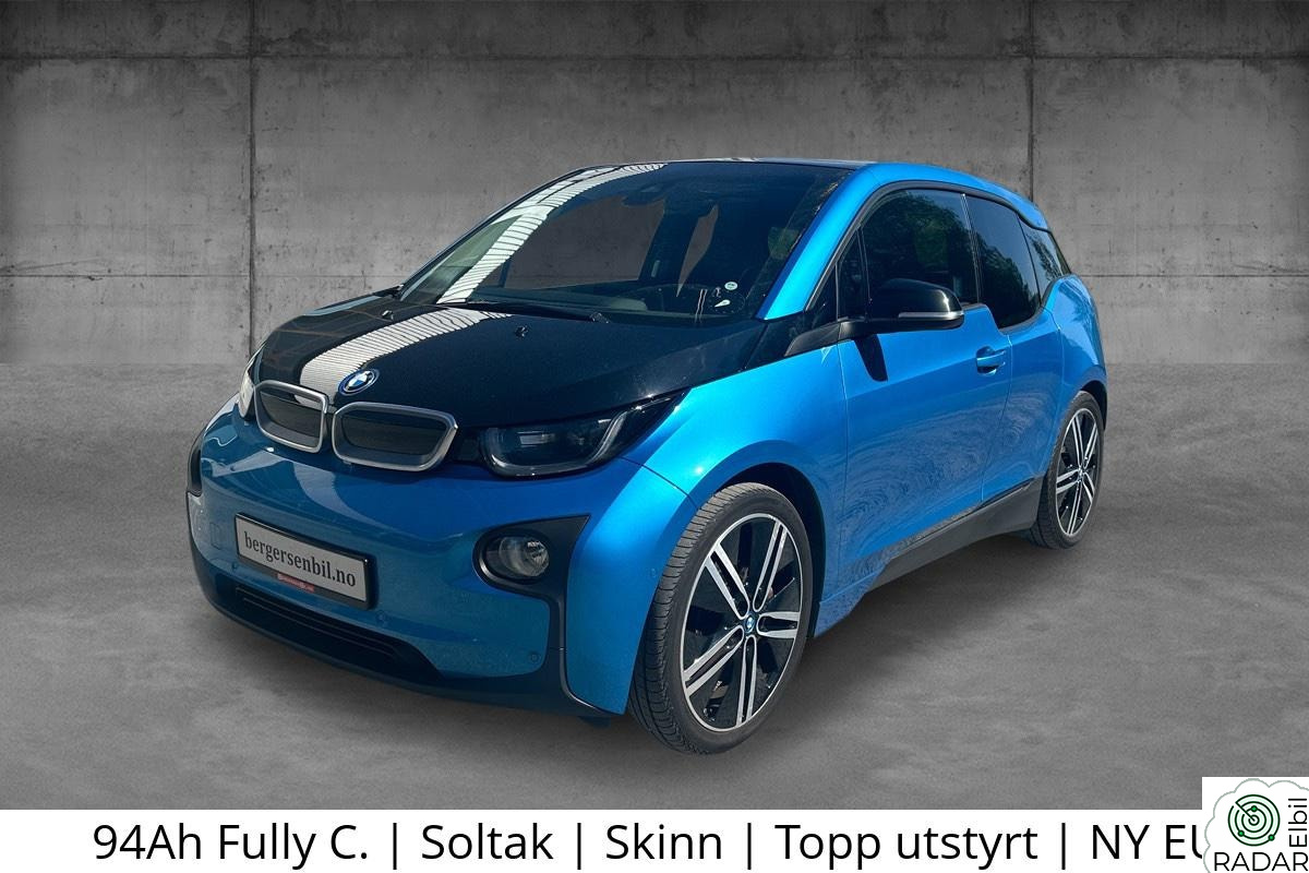BMW I i3 94Ah Fully C. | Soltak | Skinn | Topp utstyrt | NY EU
