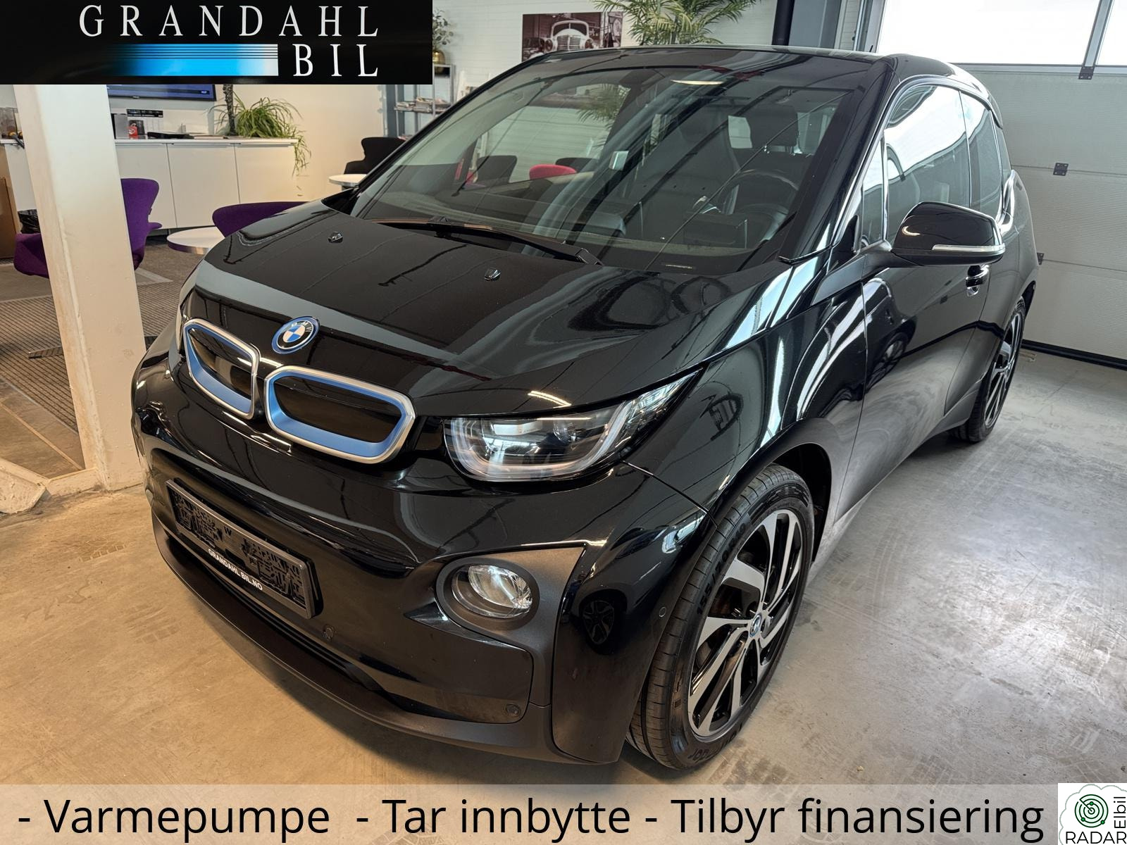 BMW I i3 94 AMP - SKINN - Panorama Tak - Tar innbytte