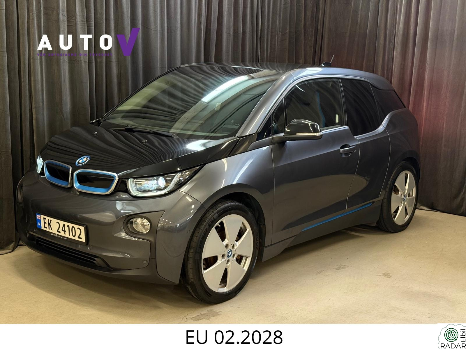 BMW I i3 94Ah Cruise/Navi/ R.Kamera/Varmepumpe/H.Lader/Historikk