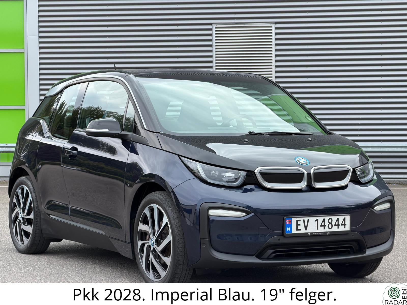 BMW I i3 94AH / GLASSTAK / RYGGEKAMERA / VARMEPUMPE / PARK ASSIS