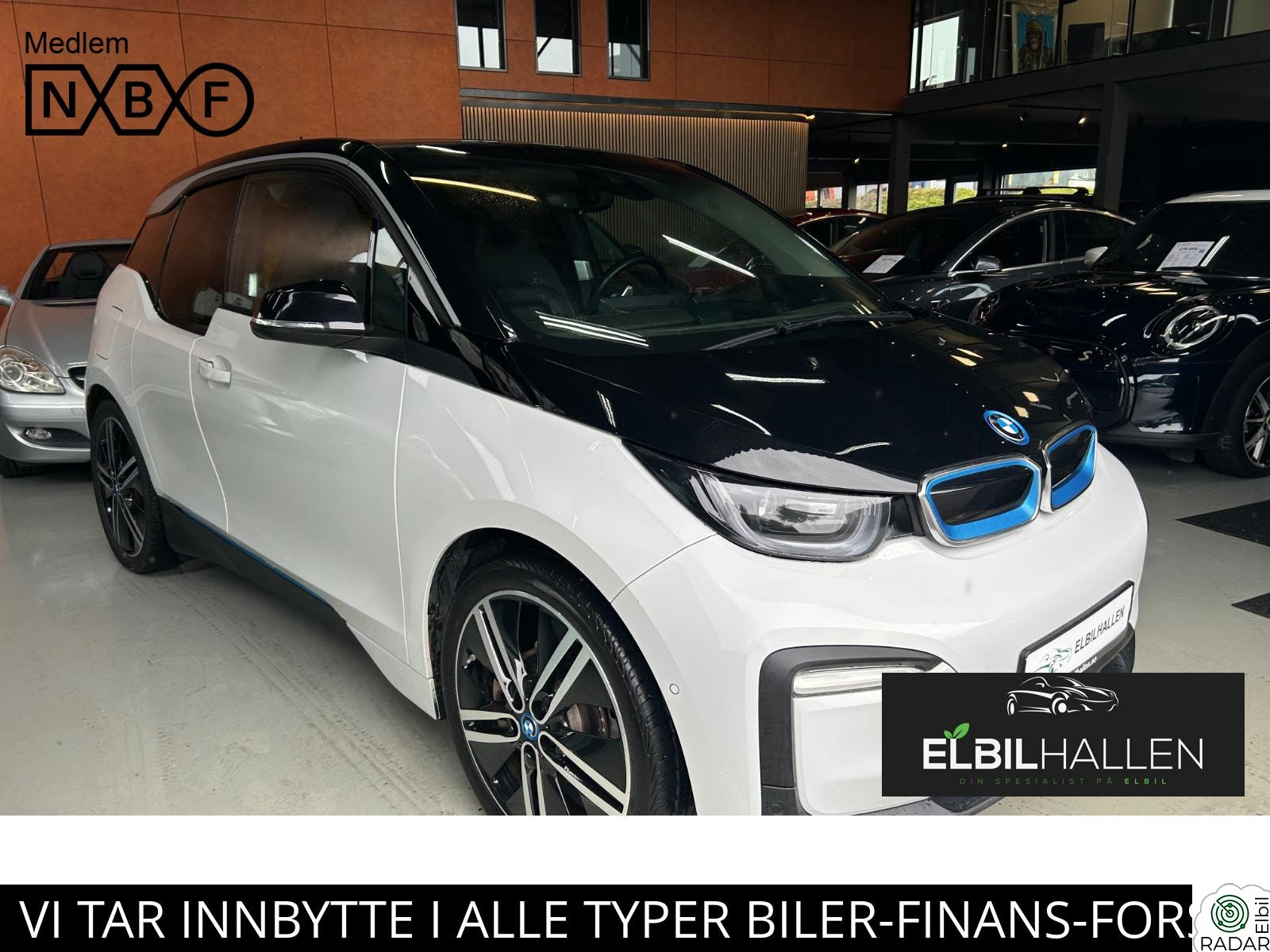 BMW I i3 94AH/NORSK/FULLY CHARGED/SKINN/PANO/ACC CRUISE/HK HI-FI