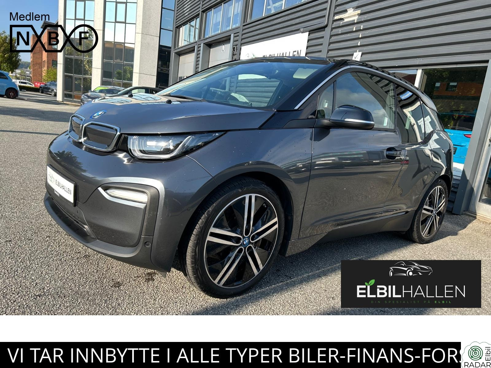 BMW I i3 94AH/NORSK/FULLY CHARGED/SKINN/SOLTAK/ACC/HK HIFI/LED++