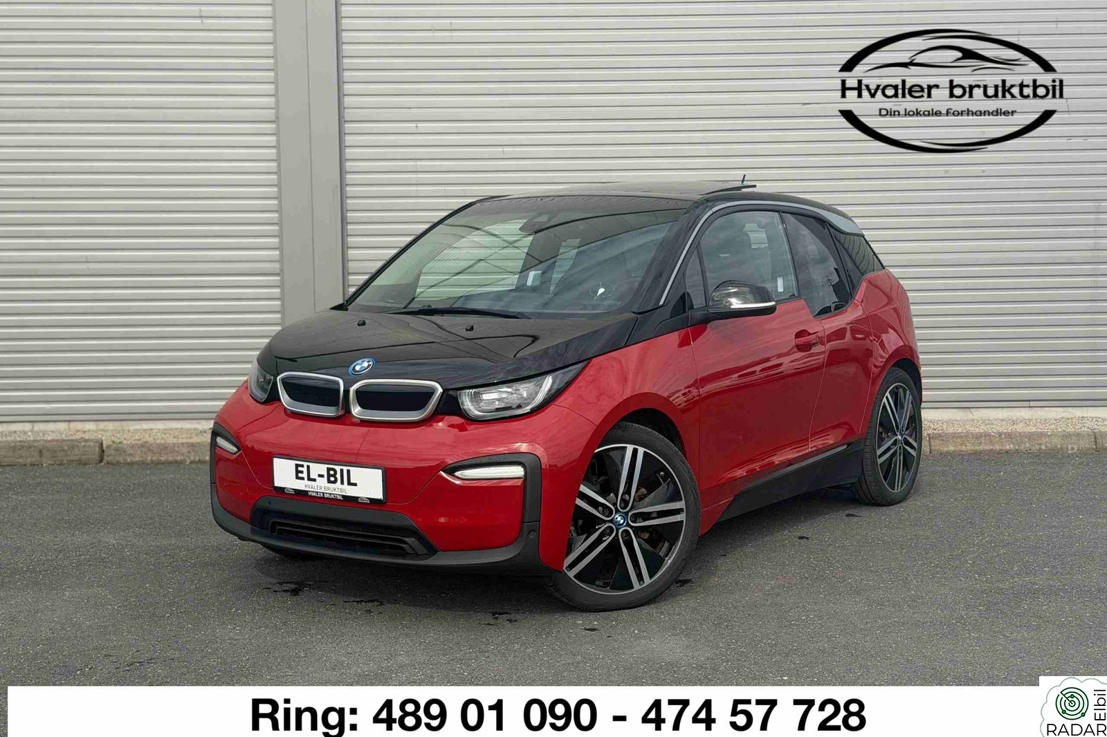 BMW I i3 94Ah Fully Charged- Glasstak-Ryggekamera-Skinn-Navi