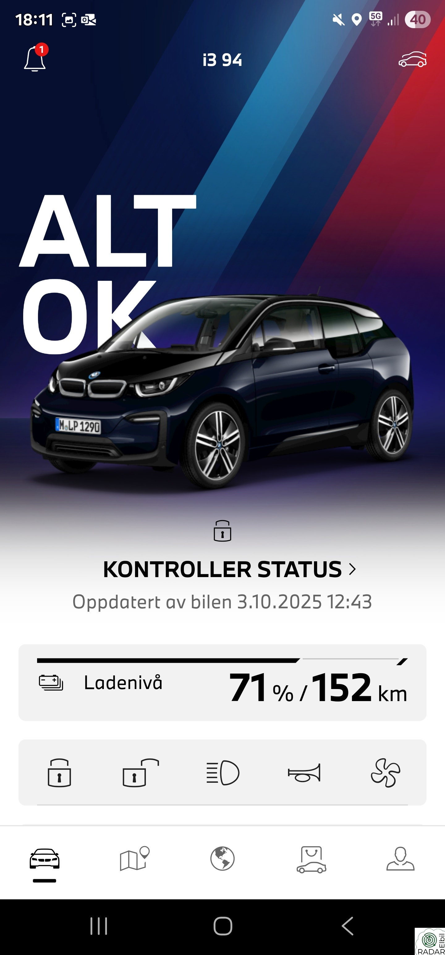 BMW I i3 94Ah Fully Charged Edition