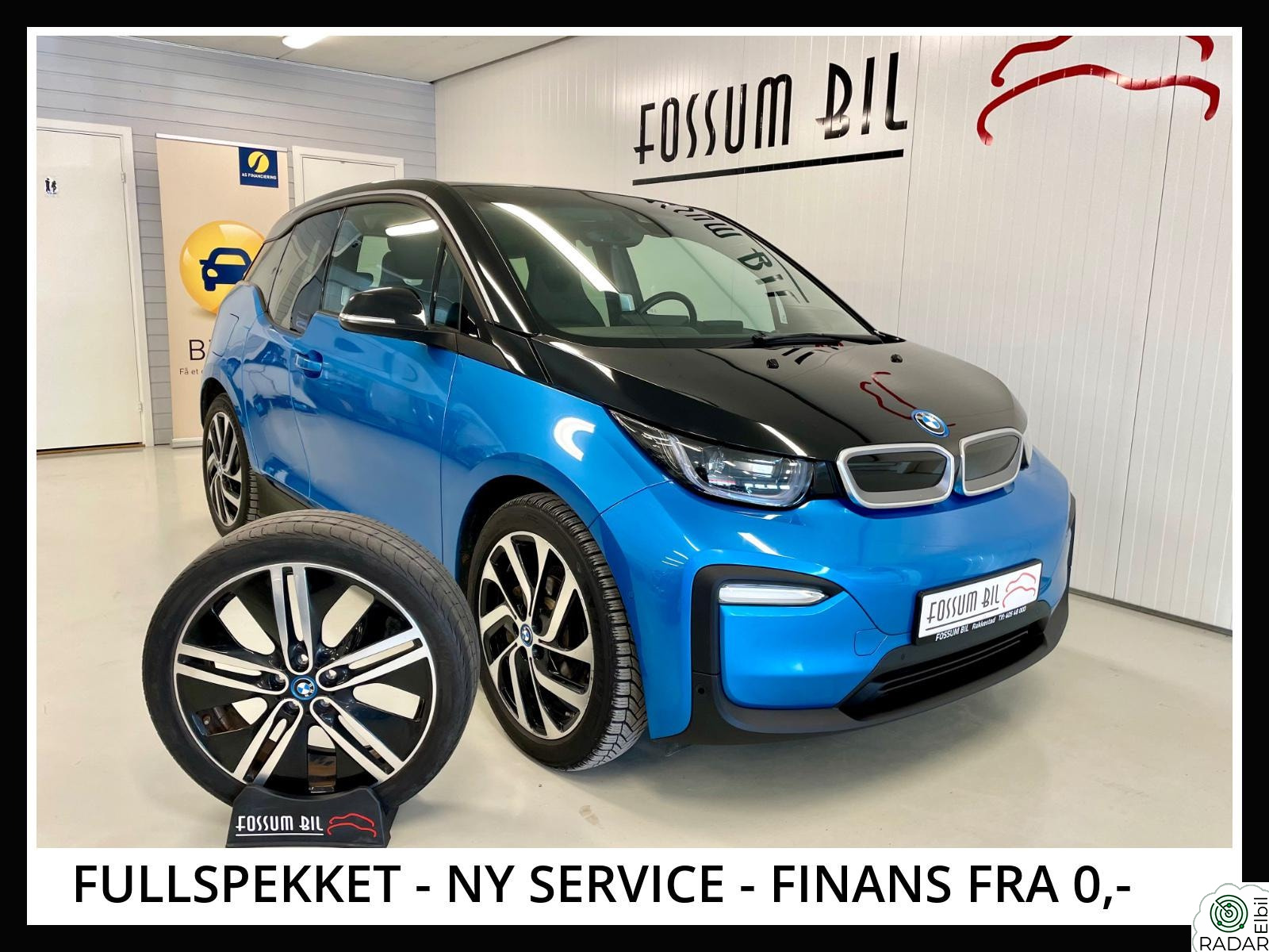 BMW I i3 FULLY CHARGED/NORSK/1EIER/PANO/H&K/ACC/NAVI/KEYLESS/PDC