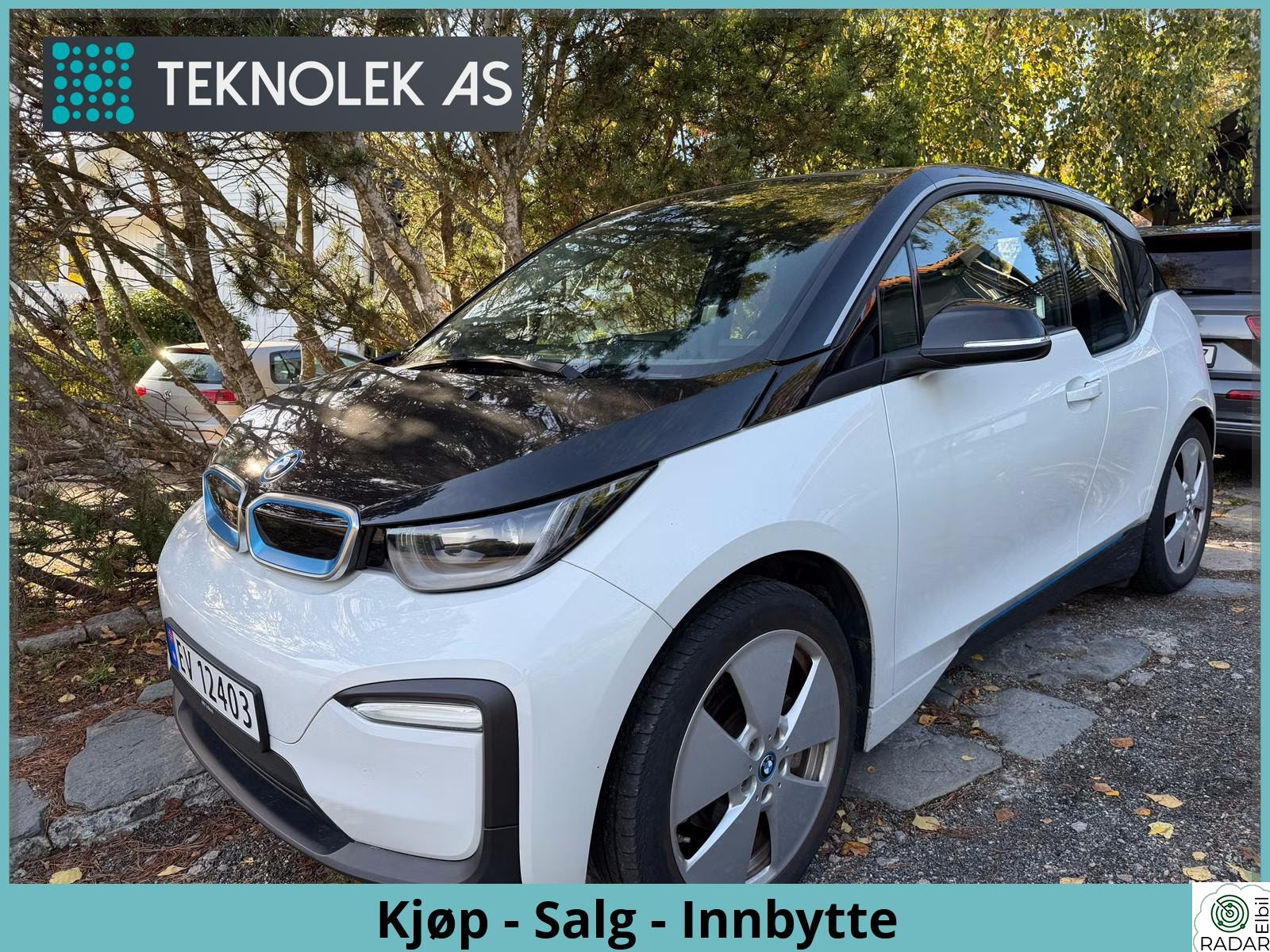 BMW I i3 170HK, 60.700km, EU 2028, god servicehistorikk, 1 eier