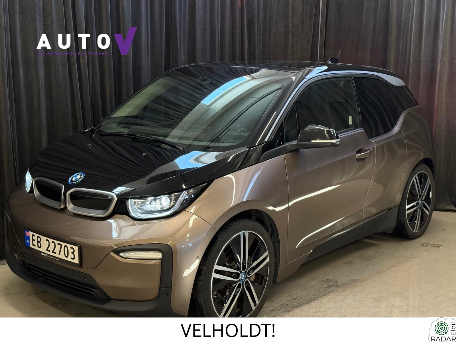 BMW I i3 120AH Fully Charged/H&K/Soltak/Navigasjon/Norsk/1Eier