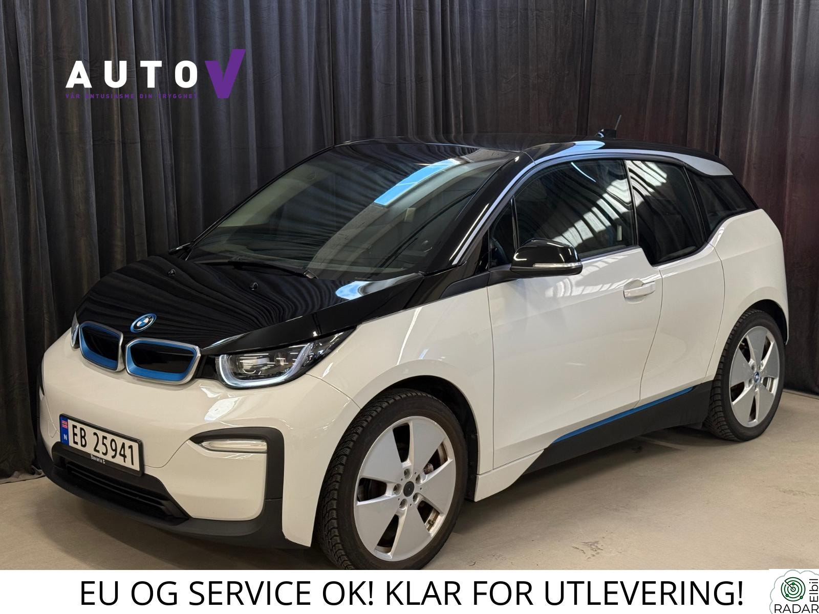 BMW I i3 120AH Charged VARMEPUMPE/HURTIGLADING/NAVI/CRUISE/DAB+