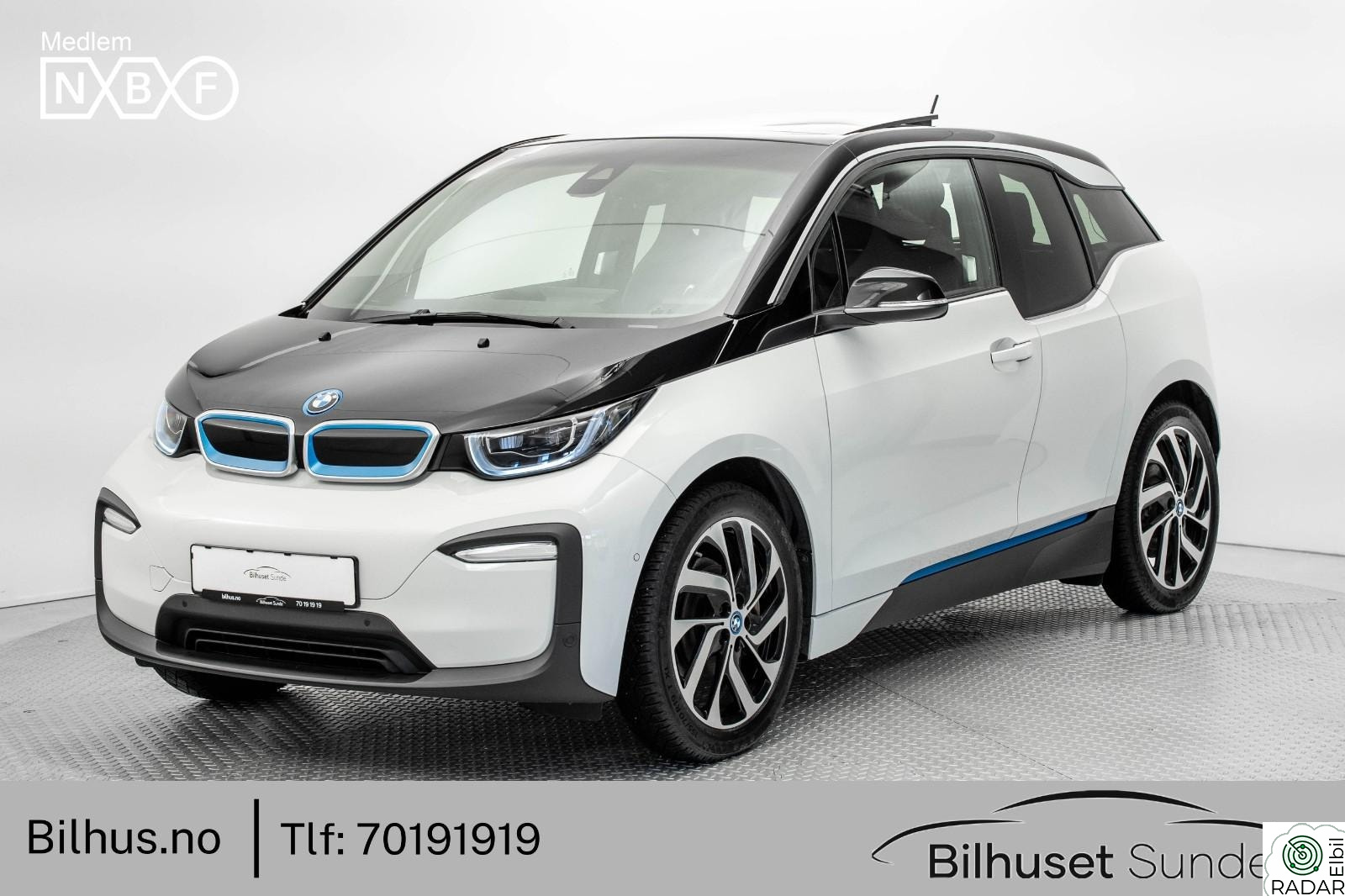 BMW I i3 120Ah Fully Charged Skinn,Ryggekamera,Soltak,H/K++