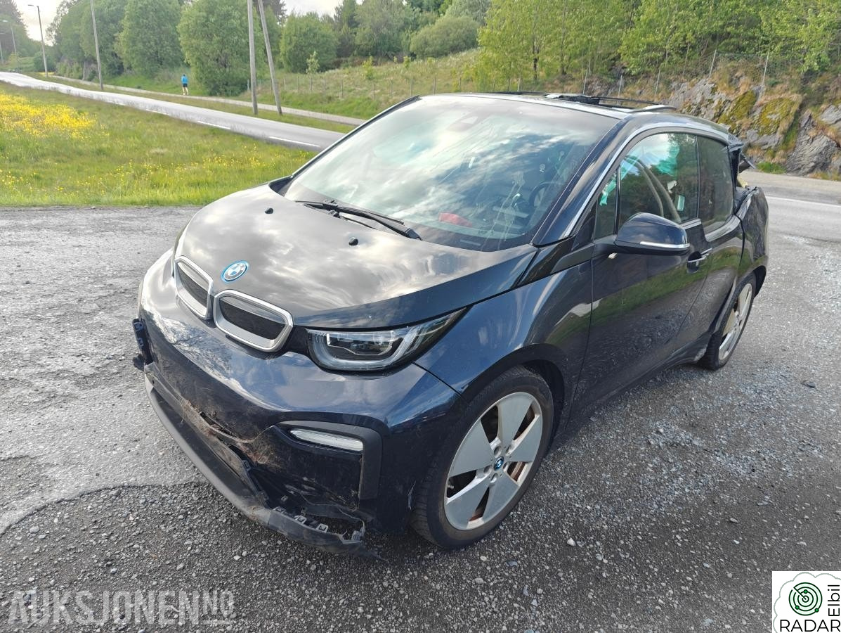 BMW I i3 120Ah SKINN KOLISJONSSKADET DELEBIL 70.704km