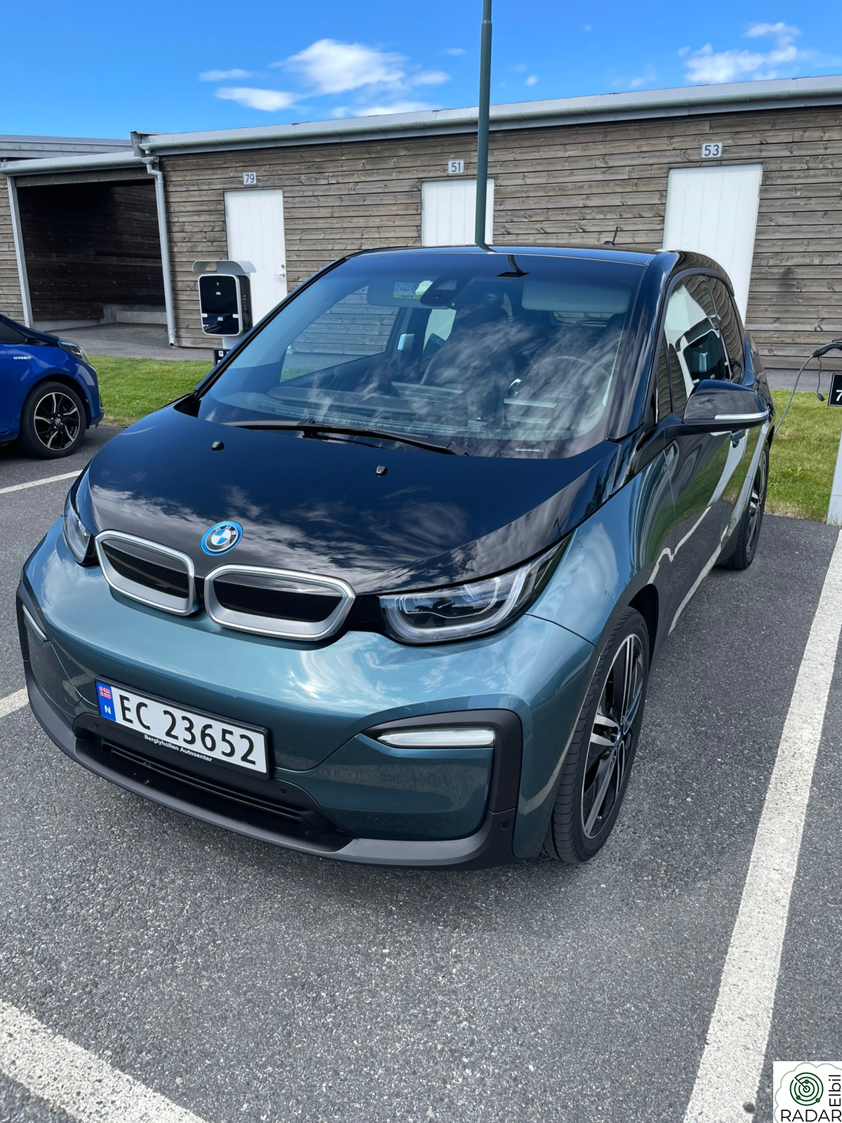 BMW I i3 120Ah Skinn, ryggekamera, stor skjerm