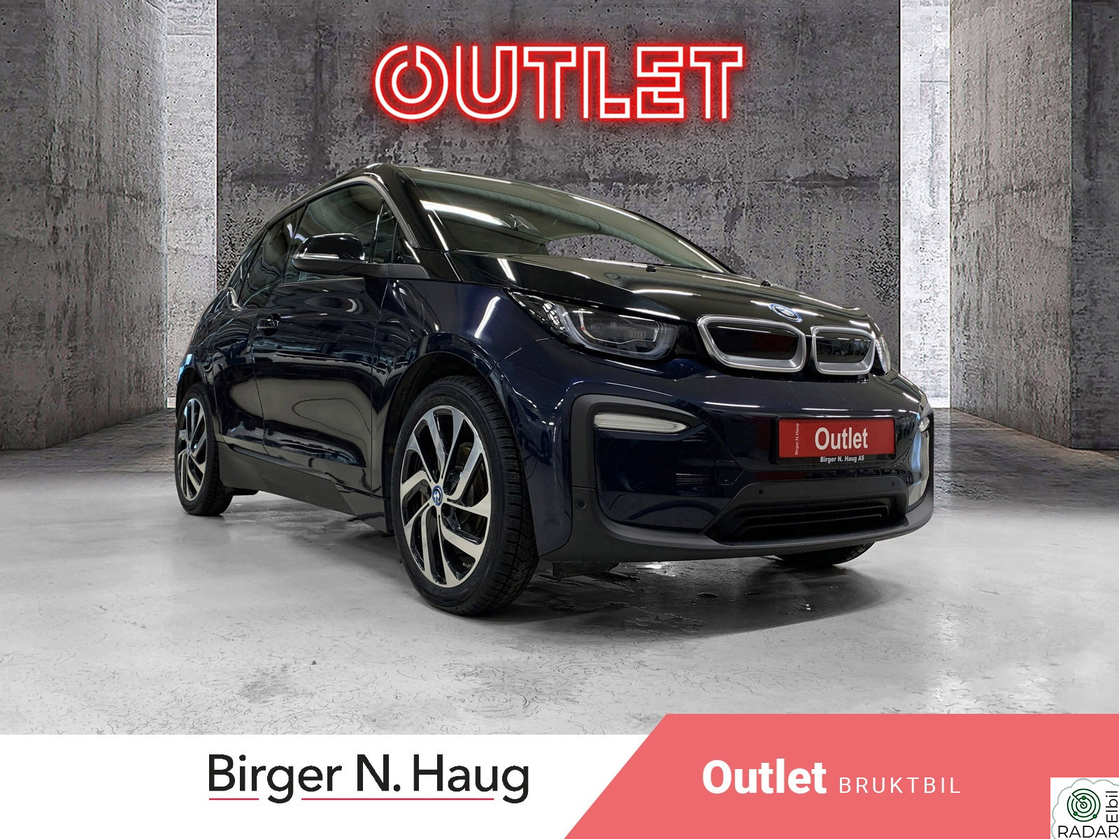BMW I i3 120Ah Fully Charged (K) /OUTLET/TOPPUTSTYRT/SKINN/NORSK