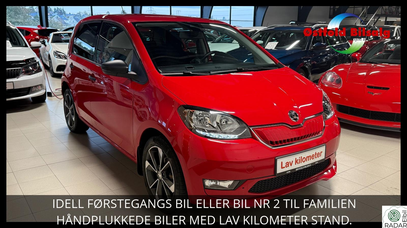 SKODA CITIGO 83HK 253KM WLTP KLIMA BLUETOOTH DAB LAV KILOMETER