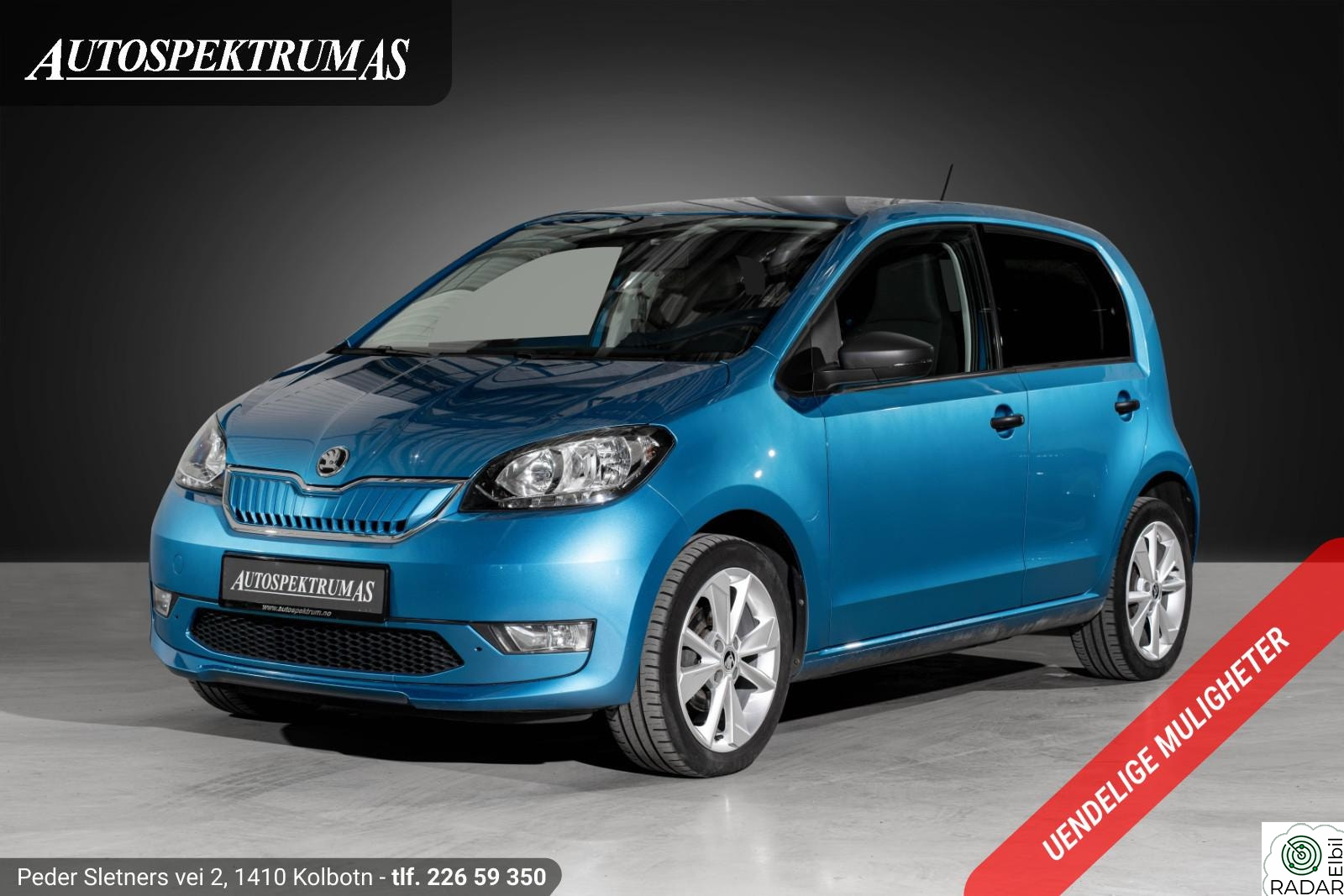 SKODA CITIGO iV 253WLTP/Cruise/DAB/Blåtann/Lav km.stand/Norsk+