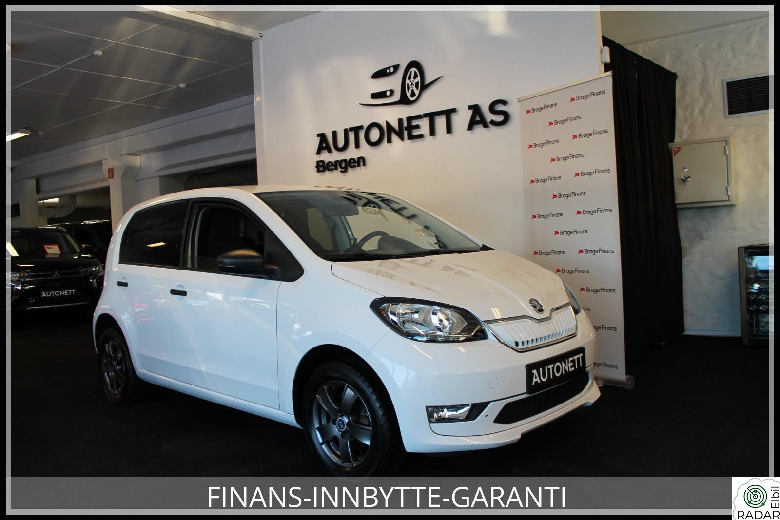 SKODA CITIGO STØRST BATTERI 253KM WLTP,KUN KJØRT 35.000KM,EU-OK 2028
